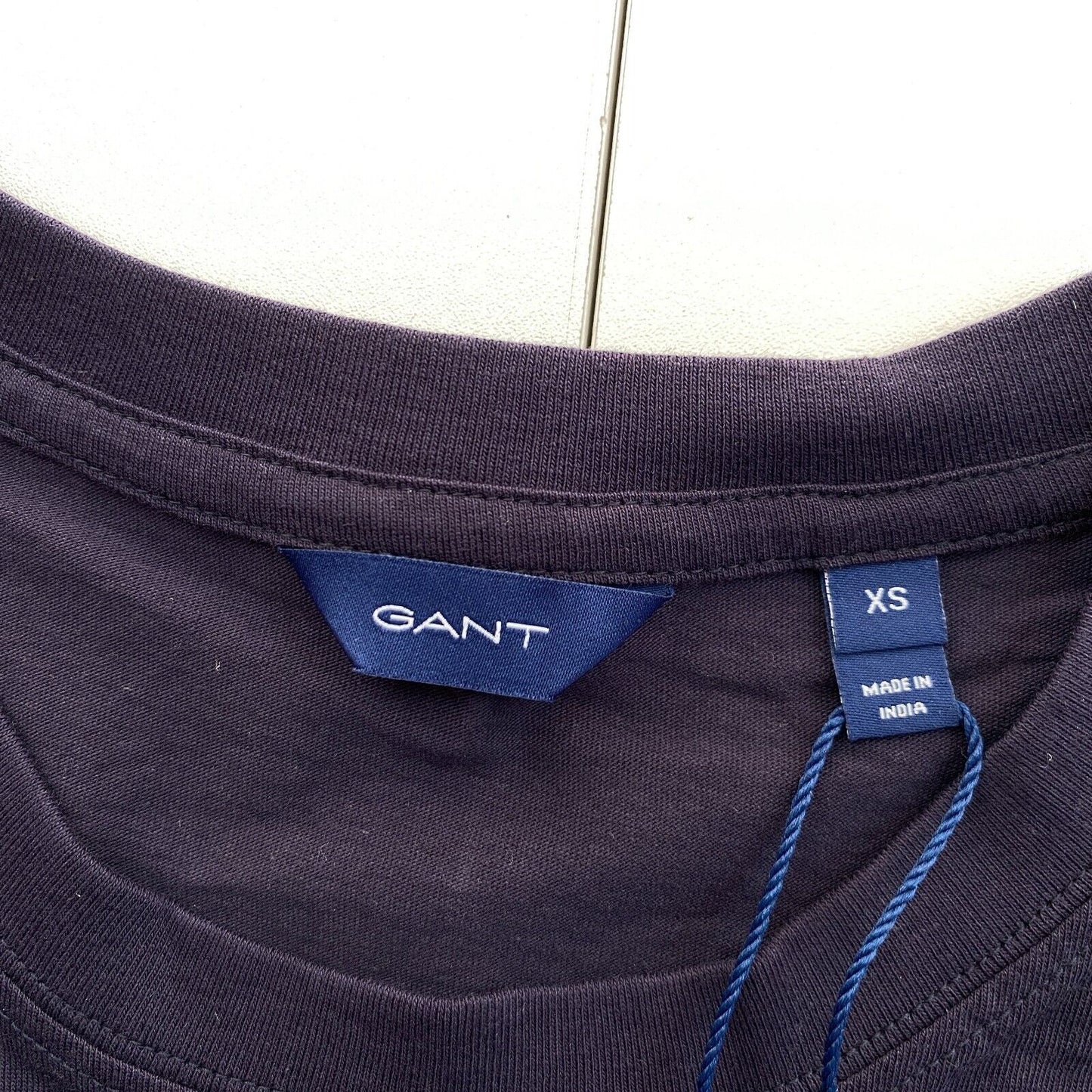 GANT Navy Blue Rope Icon Crew Neck T Shirt Size XS