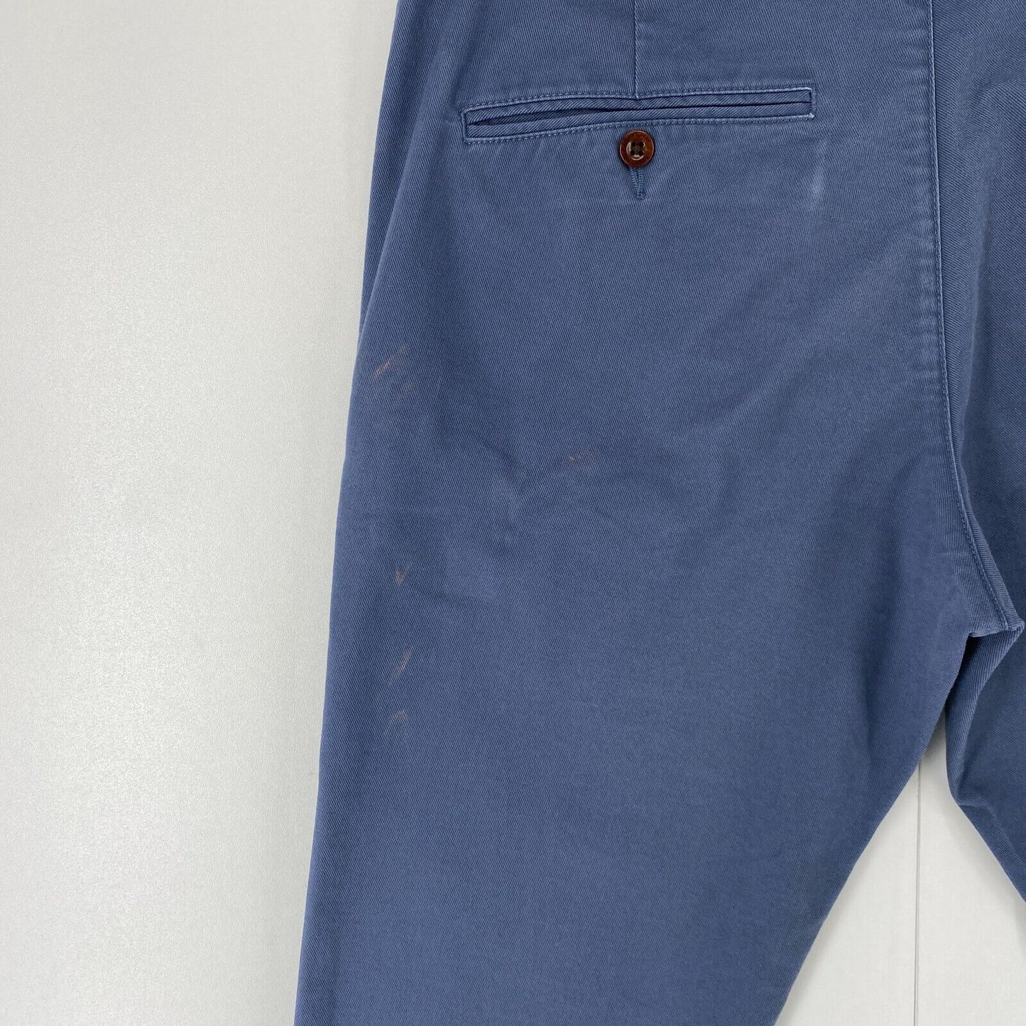 GANT HALLDEN Blue Mens Slim Fit Chino Trousers Size W36 L34