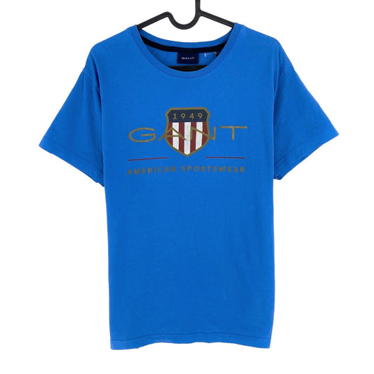 GANT Blue Archive Shield Crew Neck T Shirt Size M