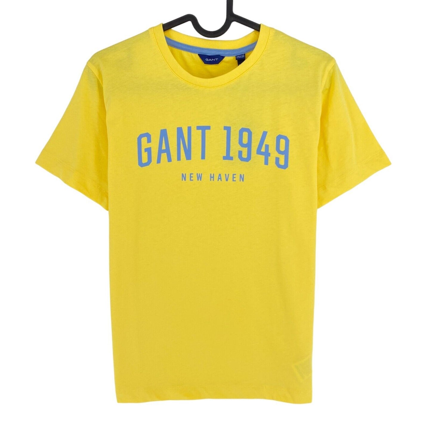 GANT Jungen T-Shirt mit Rundhalsausschnitt, Gelb, Größe 13–14 Jahre, 158/164 cm