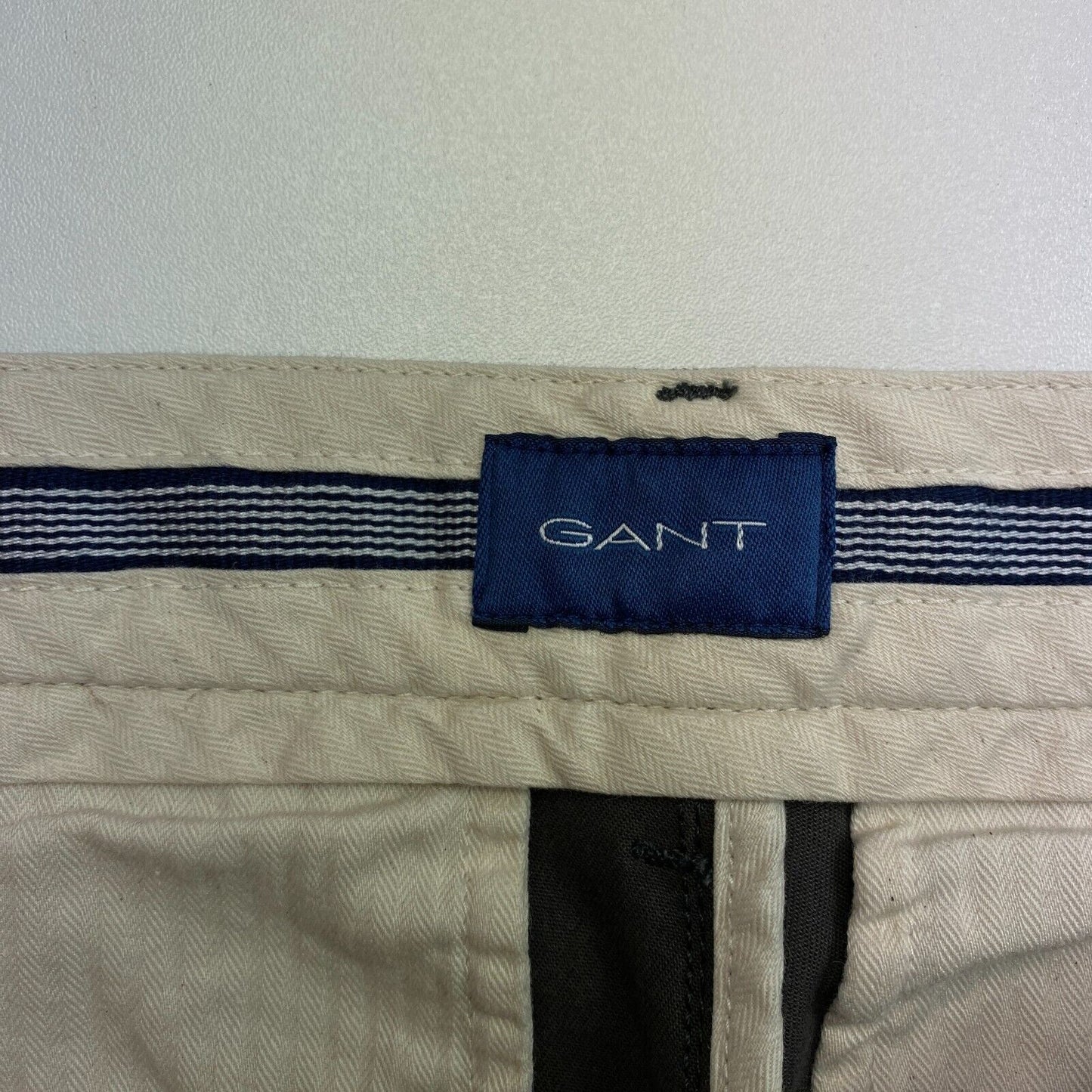 GANT Hallden Comfort Slim Fit Hose, Dunkelgrau, W31 L34