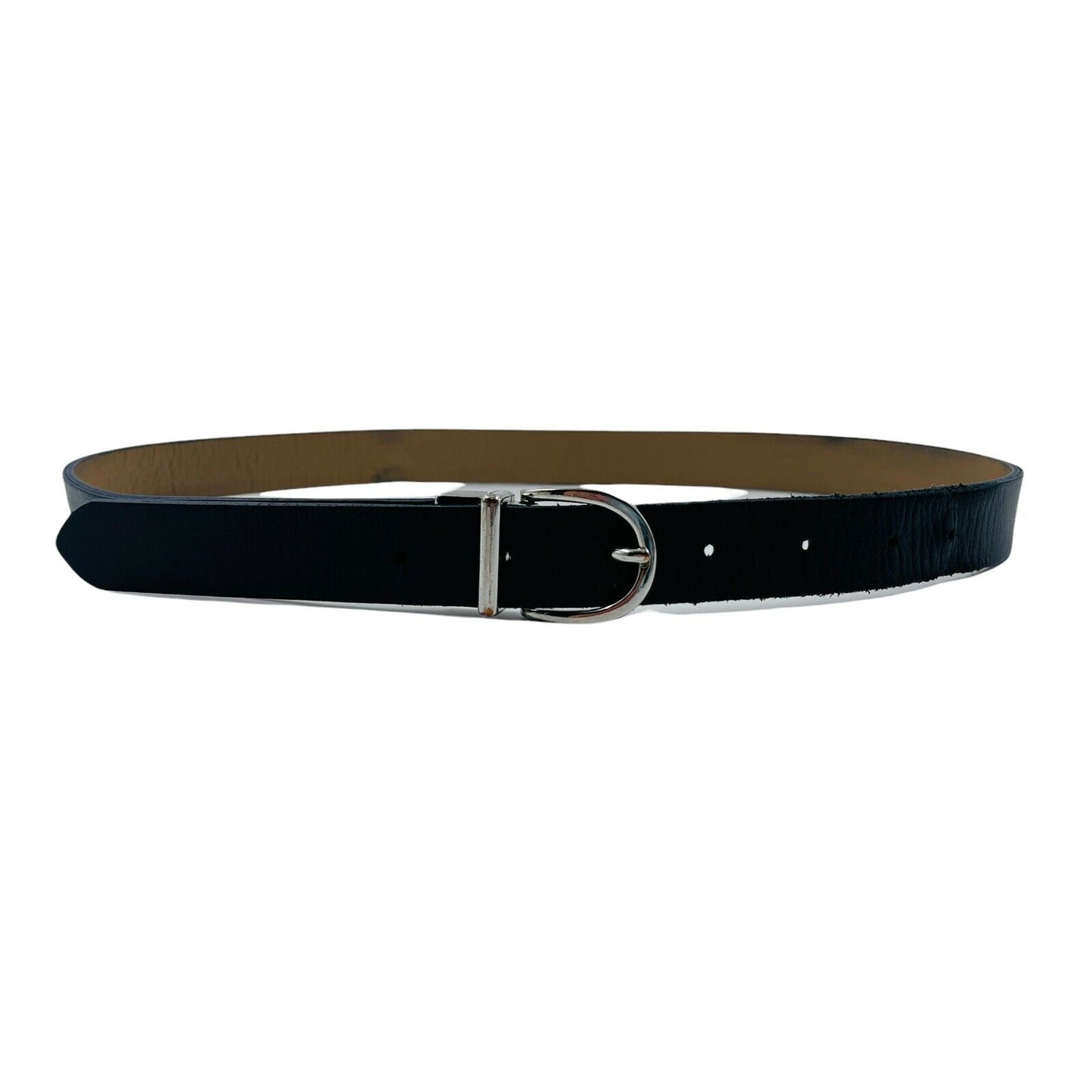 GANT Ladies Dark Blue Brown Reversible Leather Belt Size 85cm 34 inches