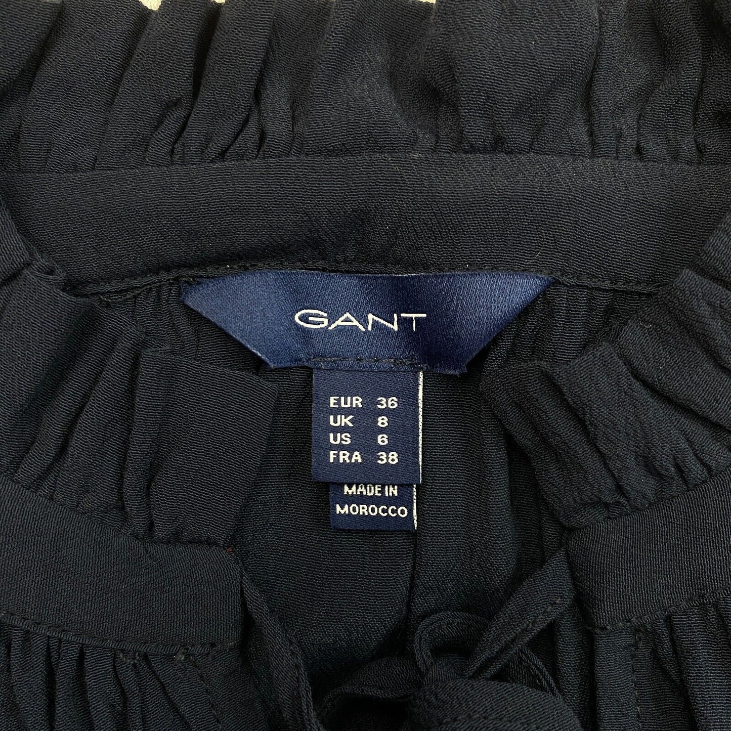 GANT Navy Blue 3/4 Sleeves Dress Size EU 36 UK 8 US 6