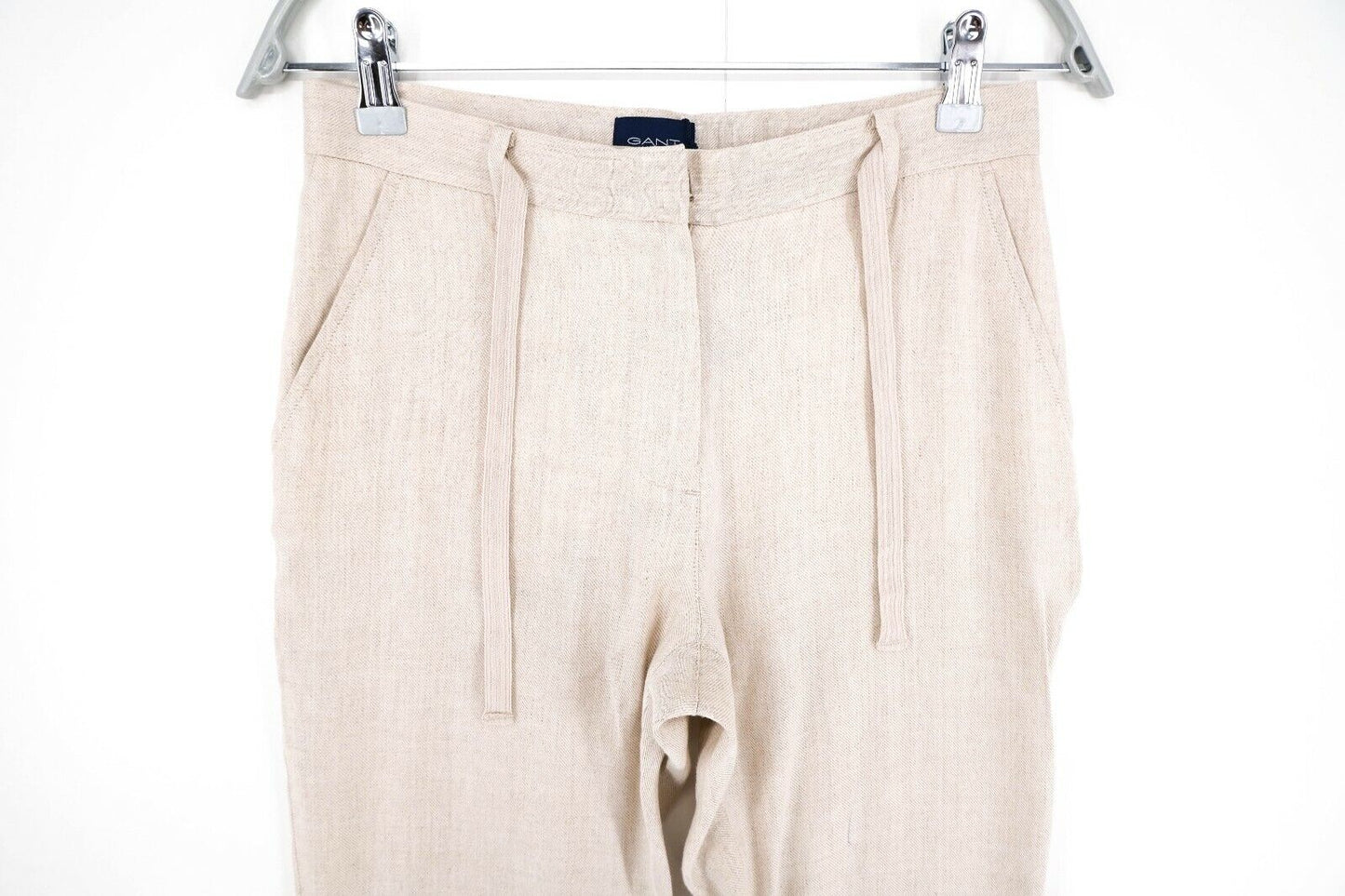 GANT Beige Linen Pants Trousers Size EUR 34 UK 8 US 4