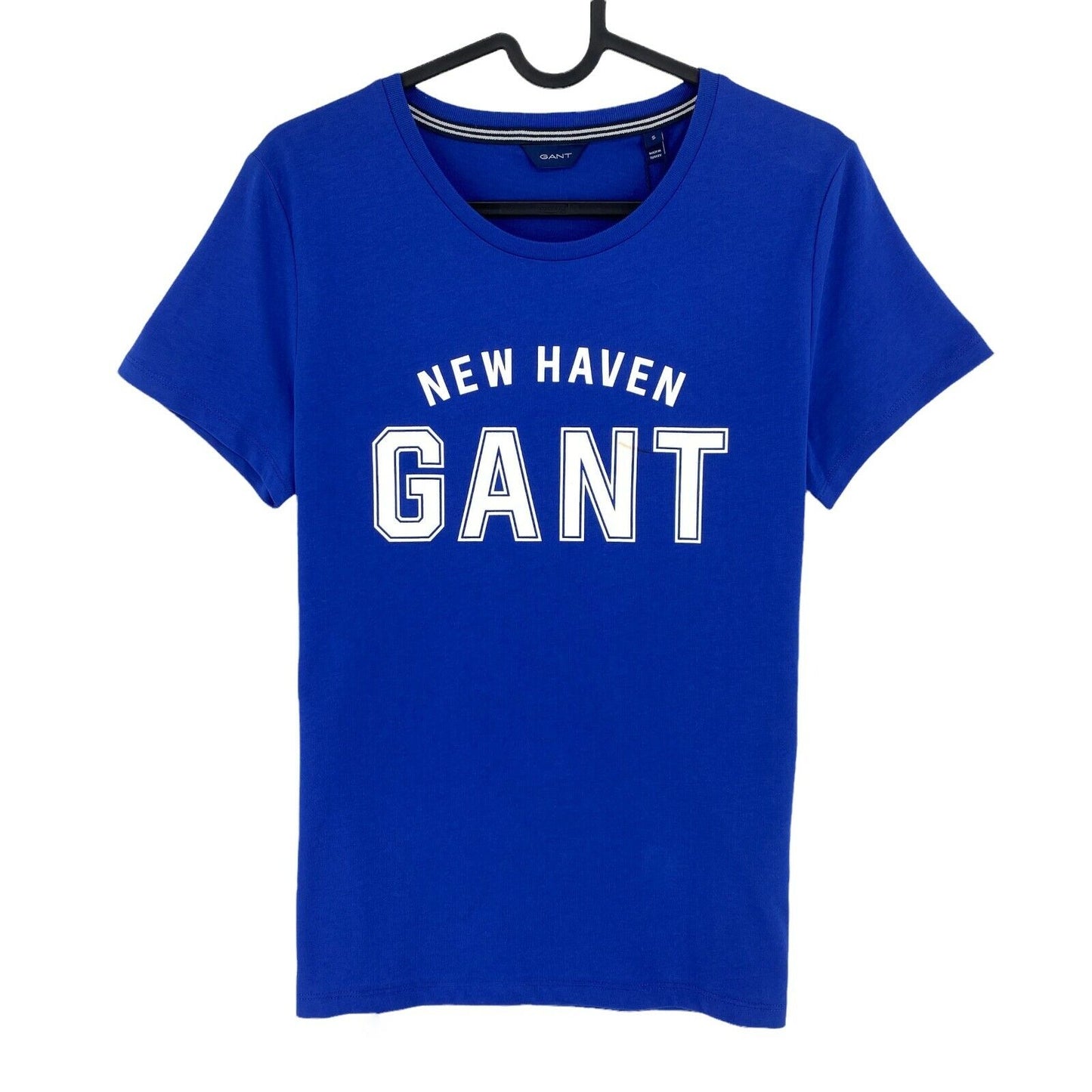 GANT Navy Blue Logo Crew Neck T Shirt Top Size S