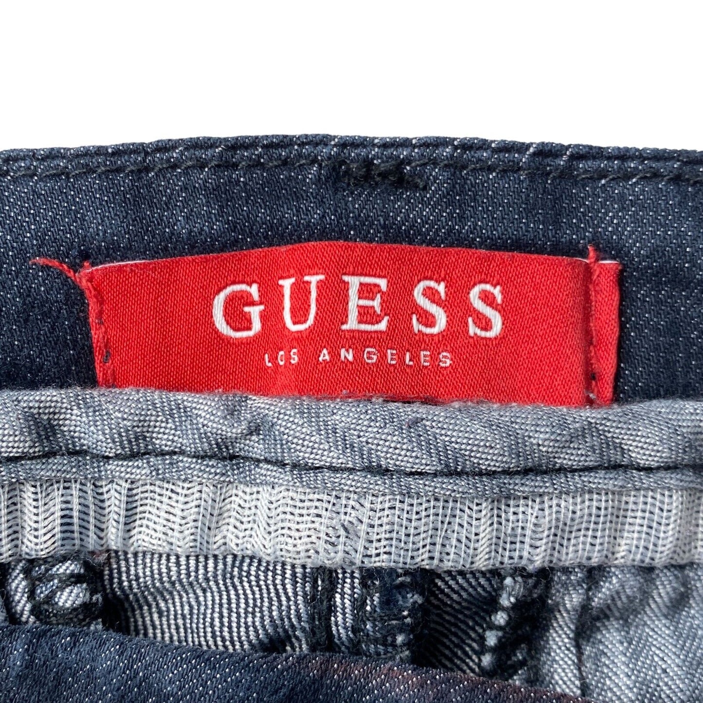 GUESS Dark Blue Stretch Skinny Fit Jeans EUR 49 W33 L34