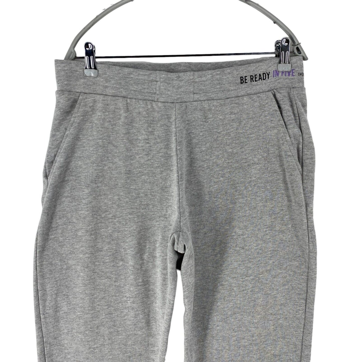 OVS Damen Jogginghose, grau, Regular Fit, mit Bündchen, Größe XL