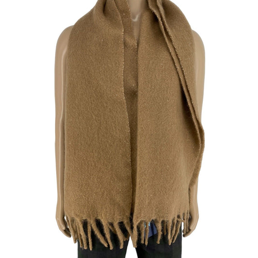 GANT Brown Mohair Scarf Shawl