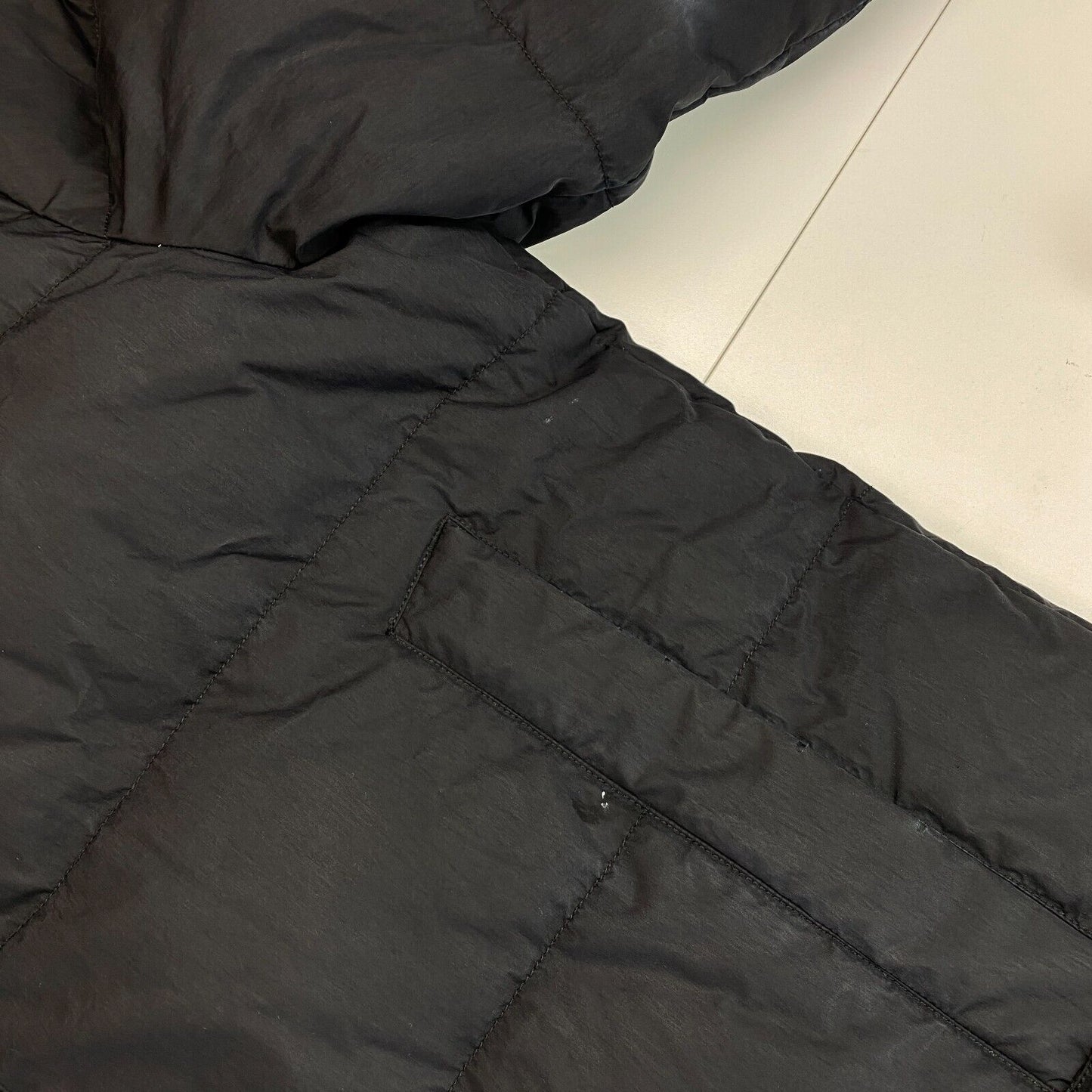 GANT Black The Alta Down Hooded Puffer Jacket Coat Size L