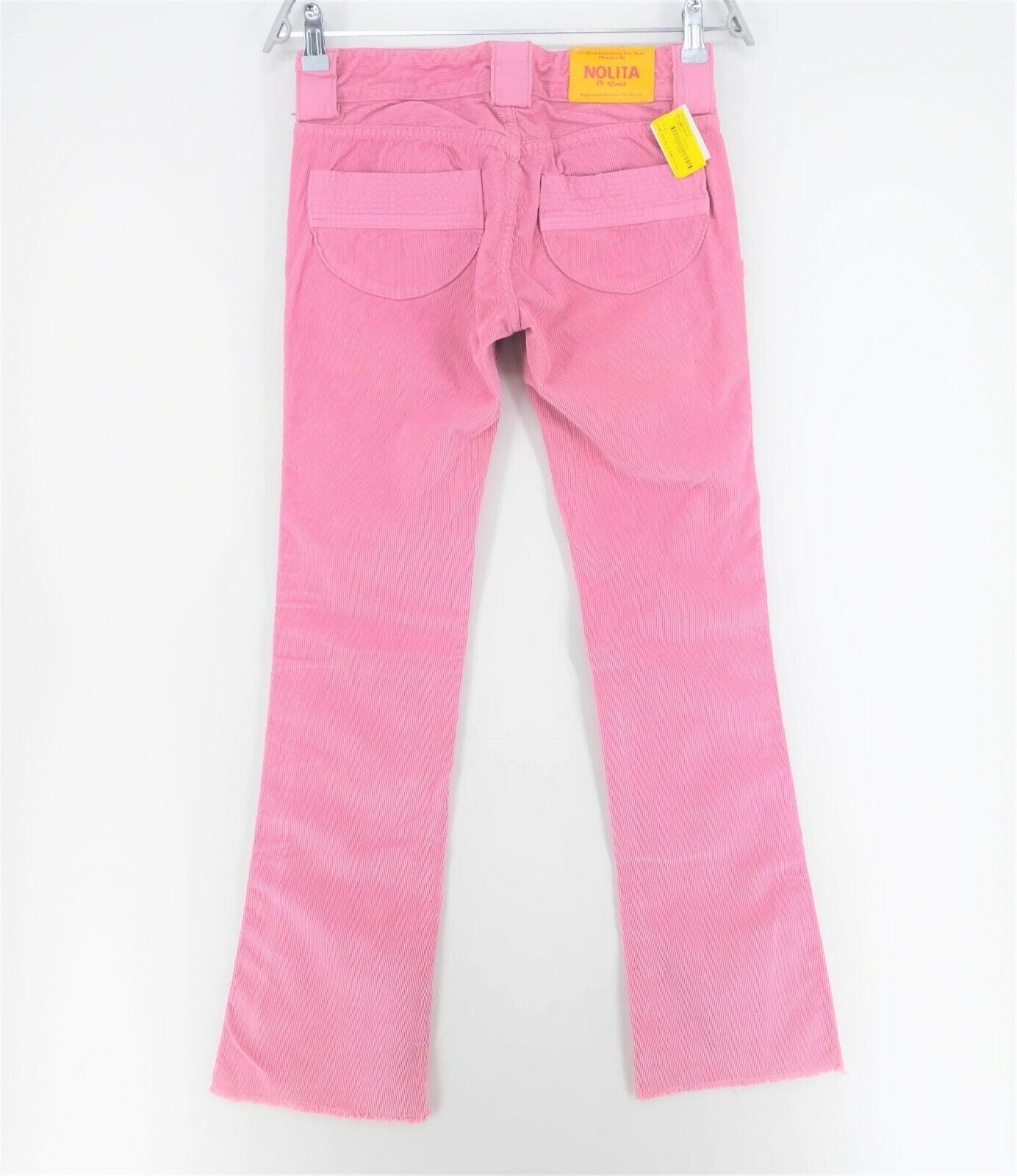 PVC €156 Jean NOLITA De Nimes Velours Rose Taille 25 26 27 28