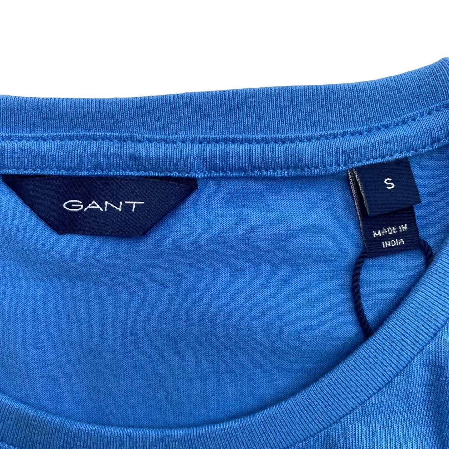 GANT Blue Graphic Crew Neck T Shirt Top Size S