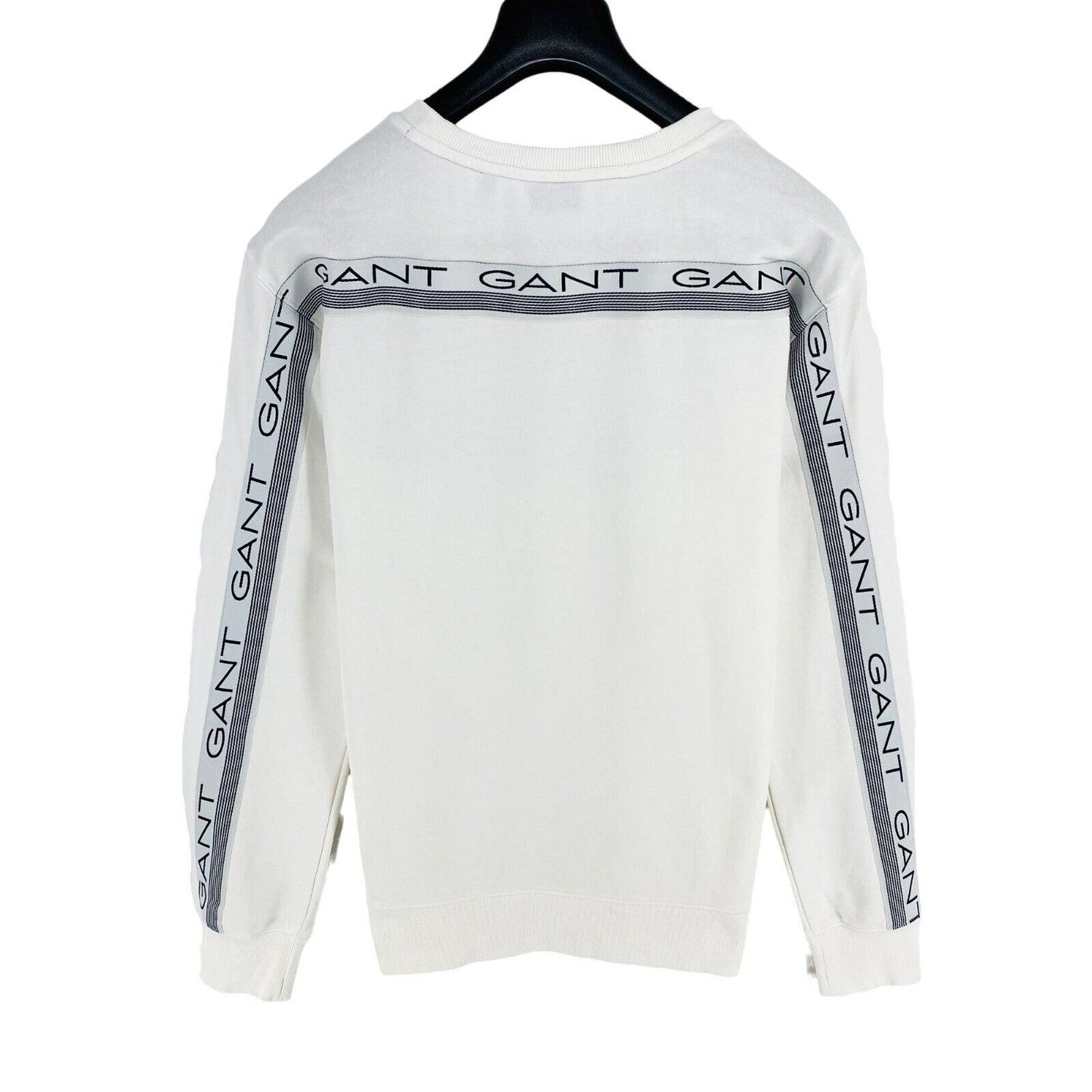 GANT White Logo Crew Neck Sweater Pullover Size XL