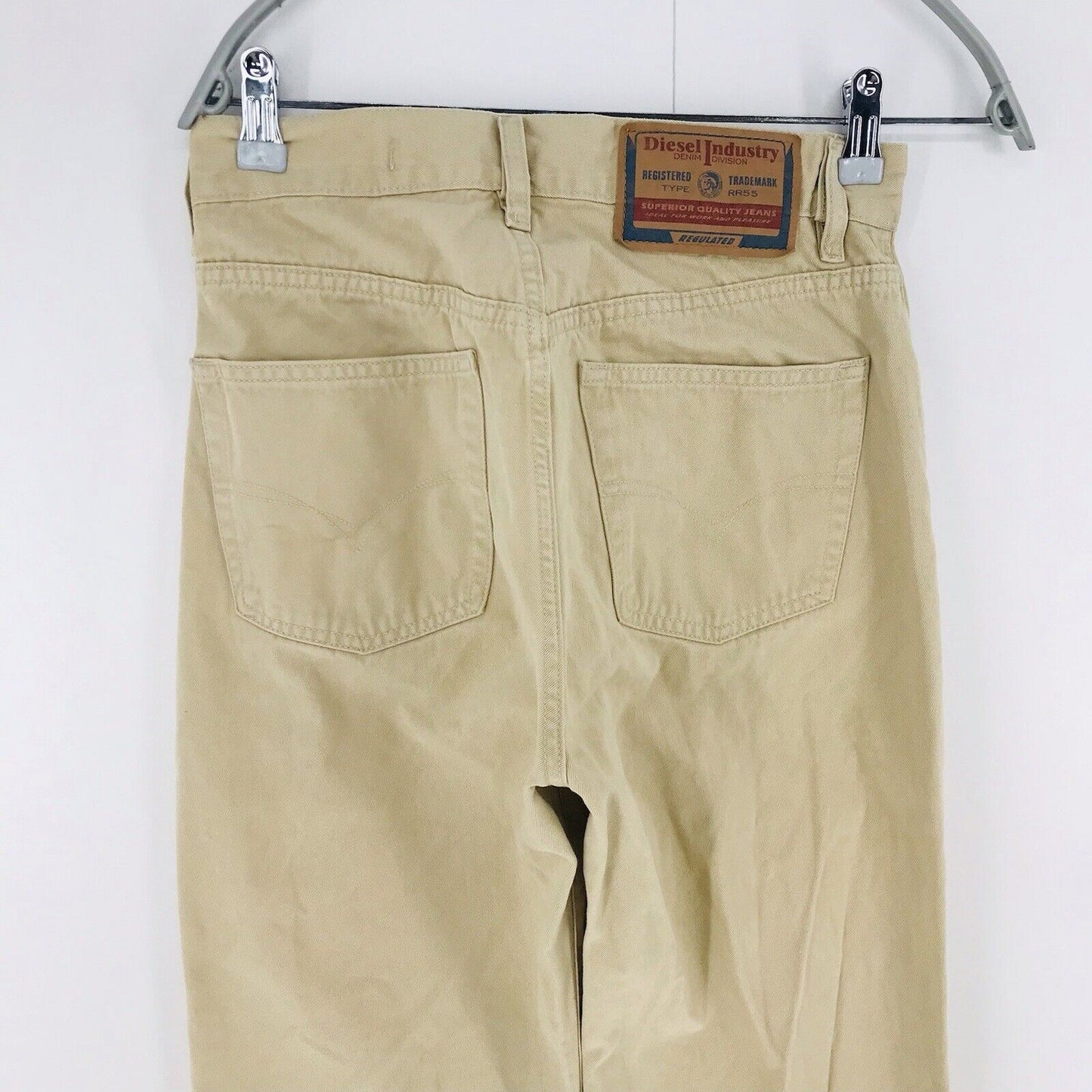 Diesel BASIC Beige Regular Straight Fit Jeans W28 L32 Made In Italy