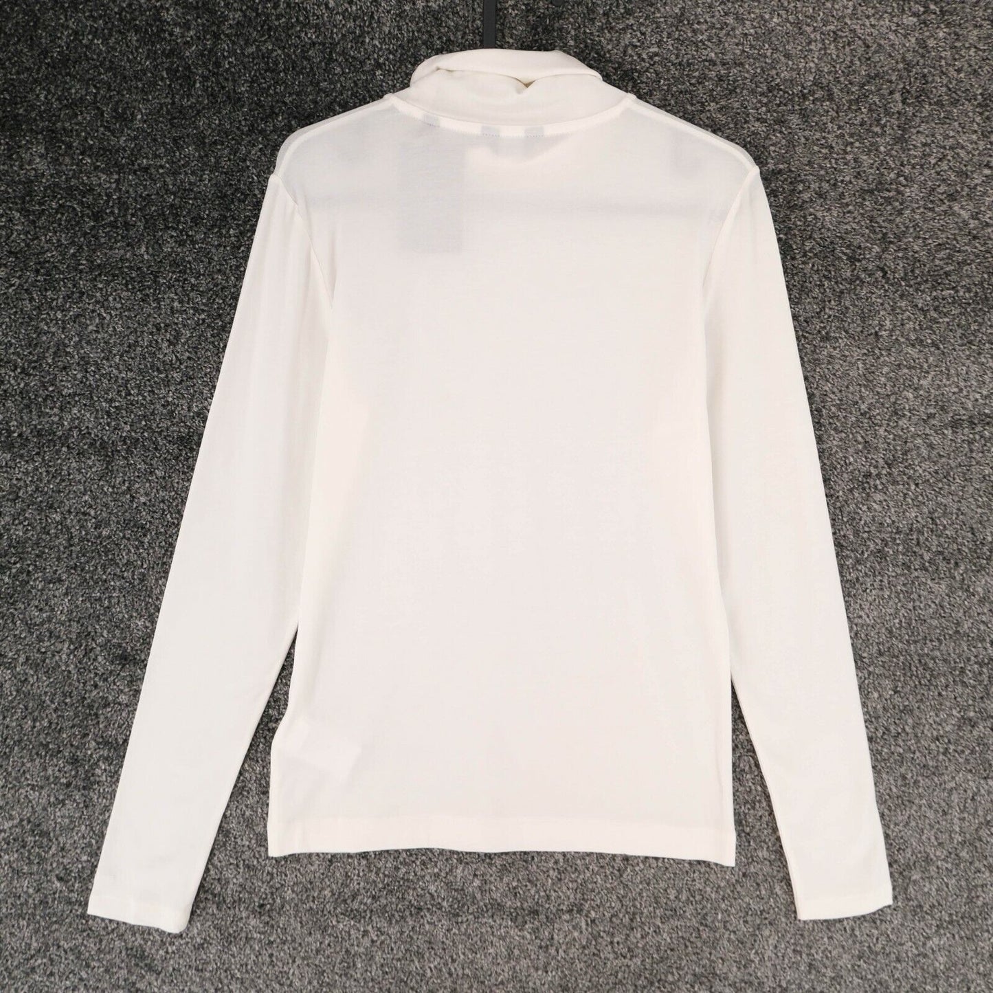 GANT White High Neck Jersey Sweater Jumper Size M