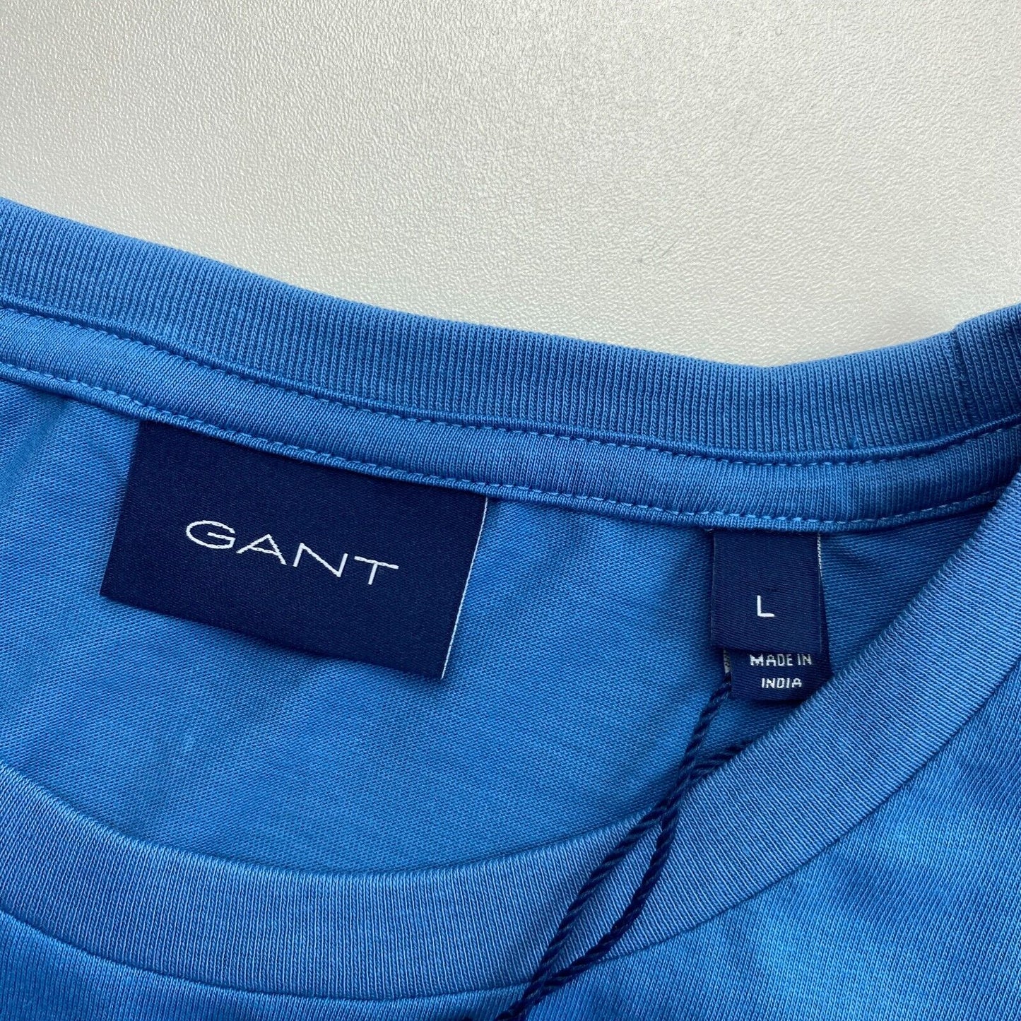 GANT Blue Original Crew Neck Short Sleeves T Shirt Size L