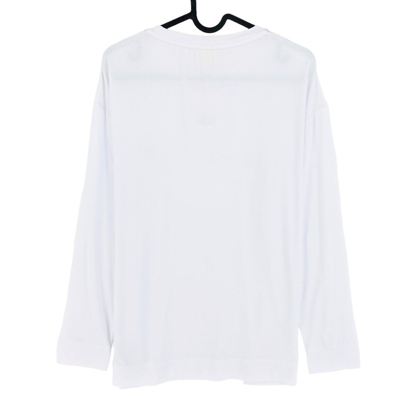 LA MARTINA White Logo Crew Neck T Shirt Size 4 / L