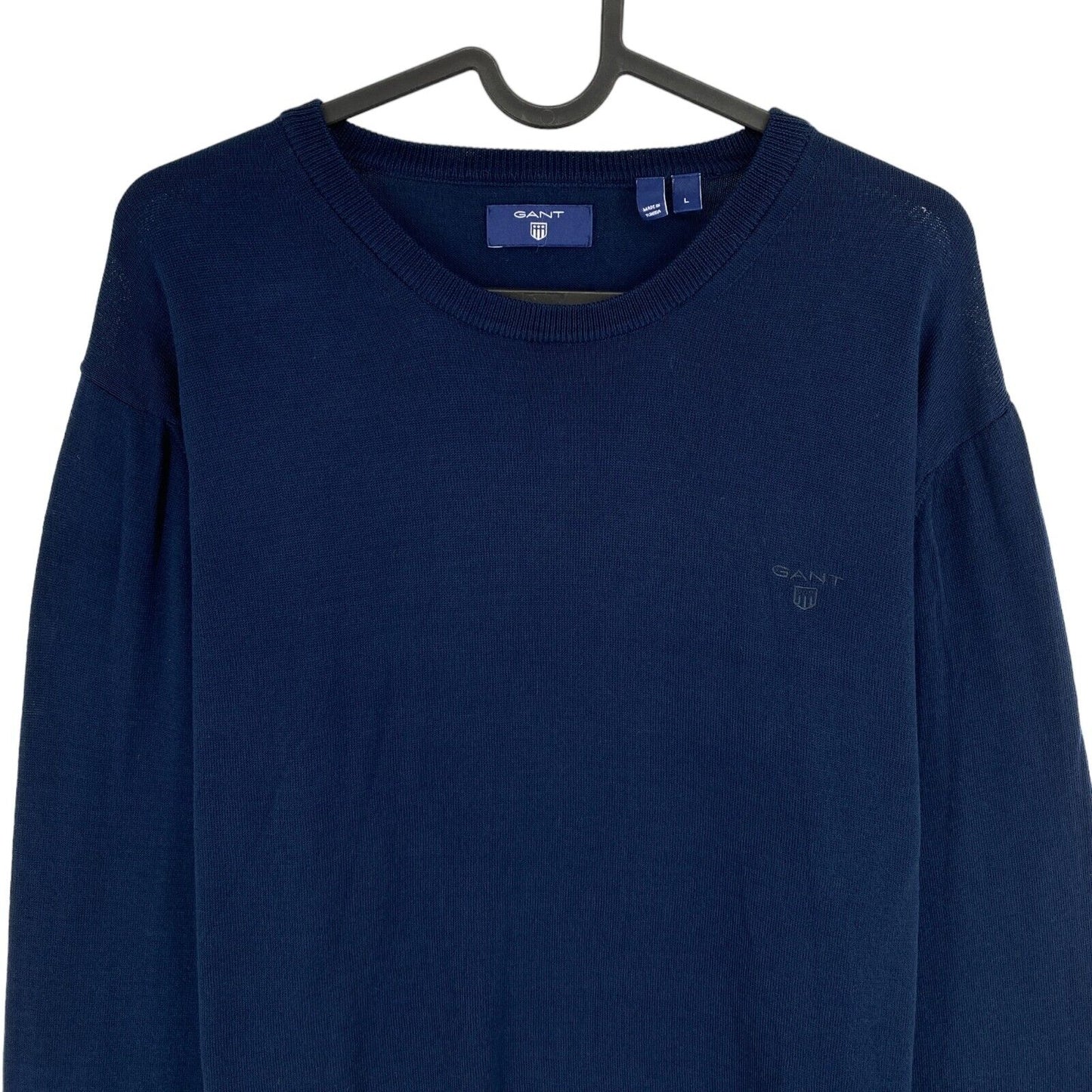 GANT Navy Blue Crew Neck Sweater Pullover Size L