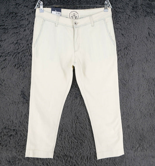 GANT Pantalon chino court blanc Taille 38