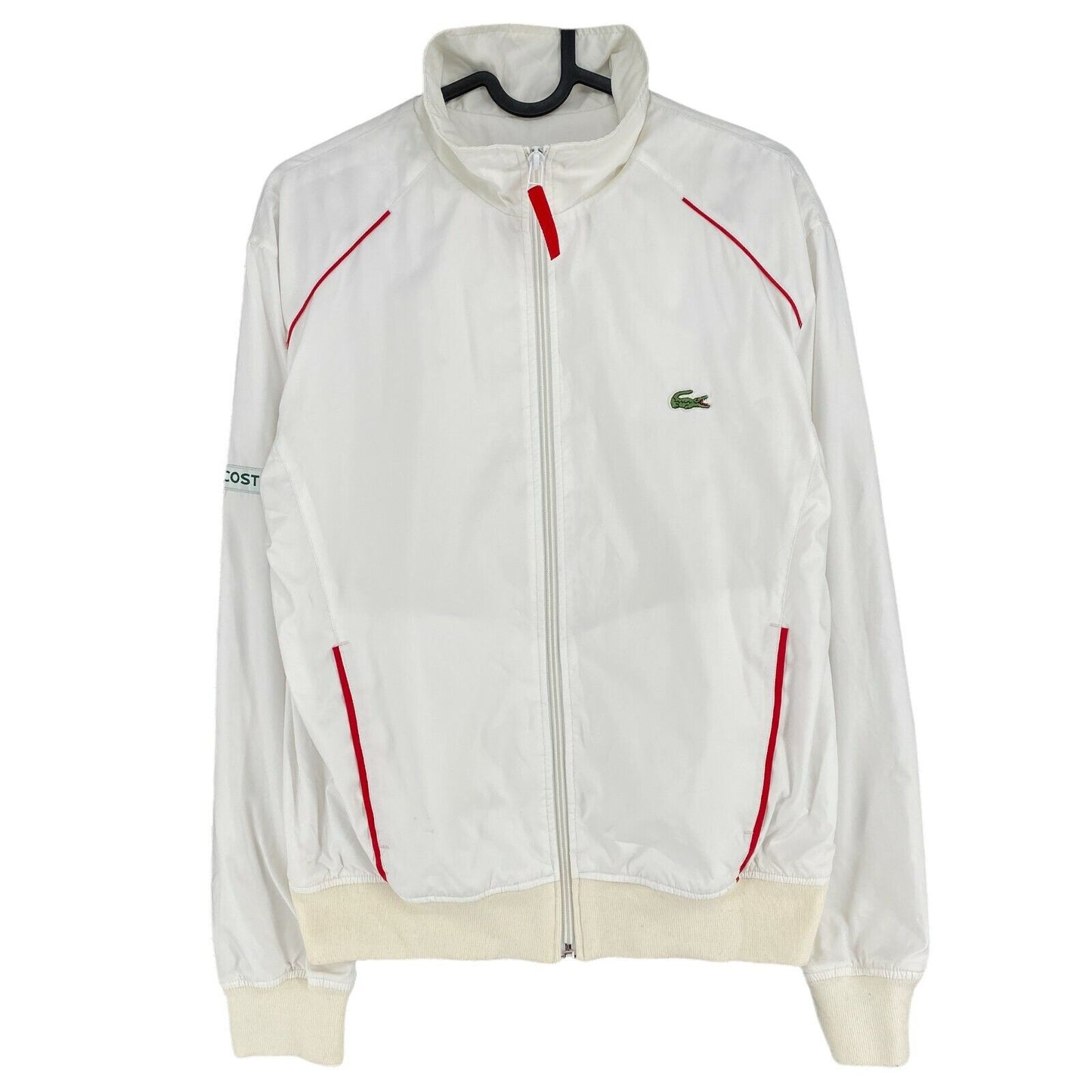 LACOSTE SPORT White Cotton Blend Jacket Size EU 36 UK 8 US 6