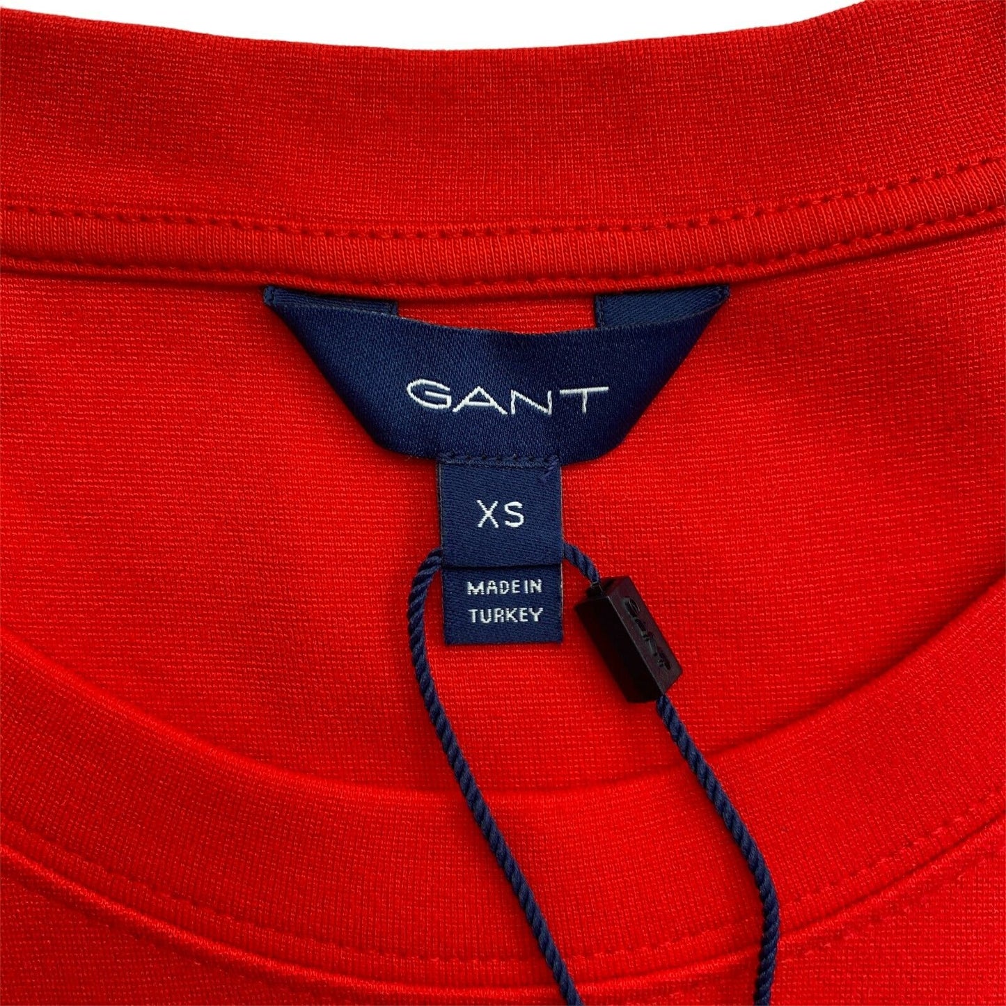 GANT Red Flounce Detail Jersey Dress Size XS