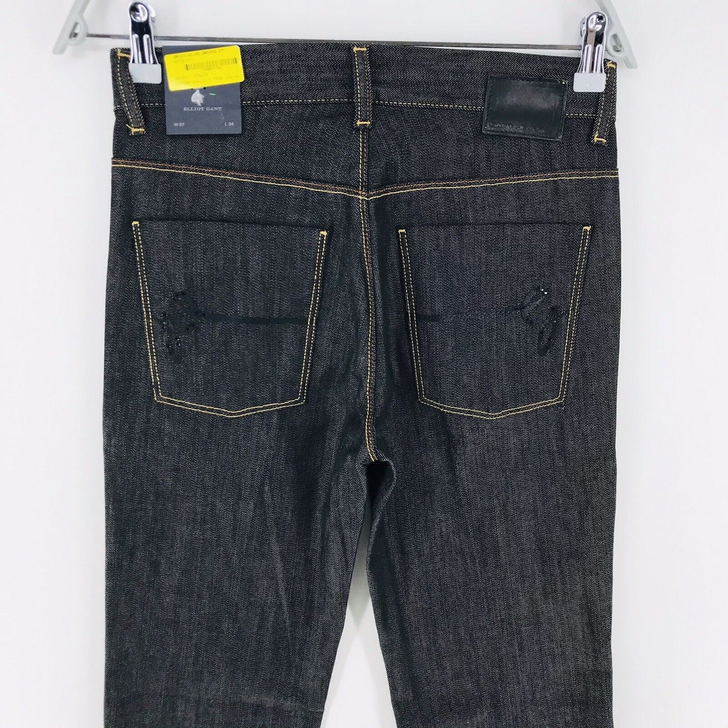 UVP €149 GANT Damen Dunkelgrau Stretch Regular Straight Fit Jeans W27 L34