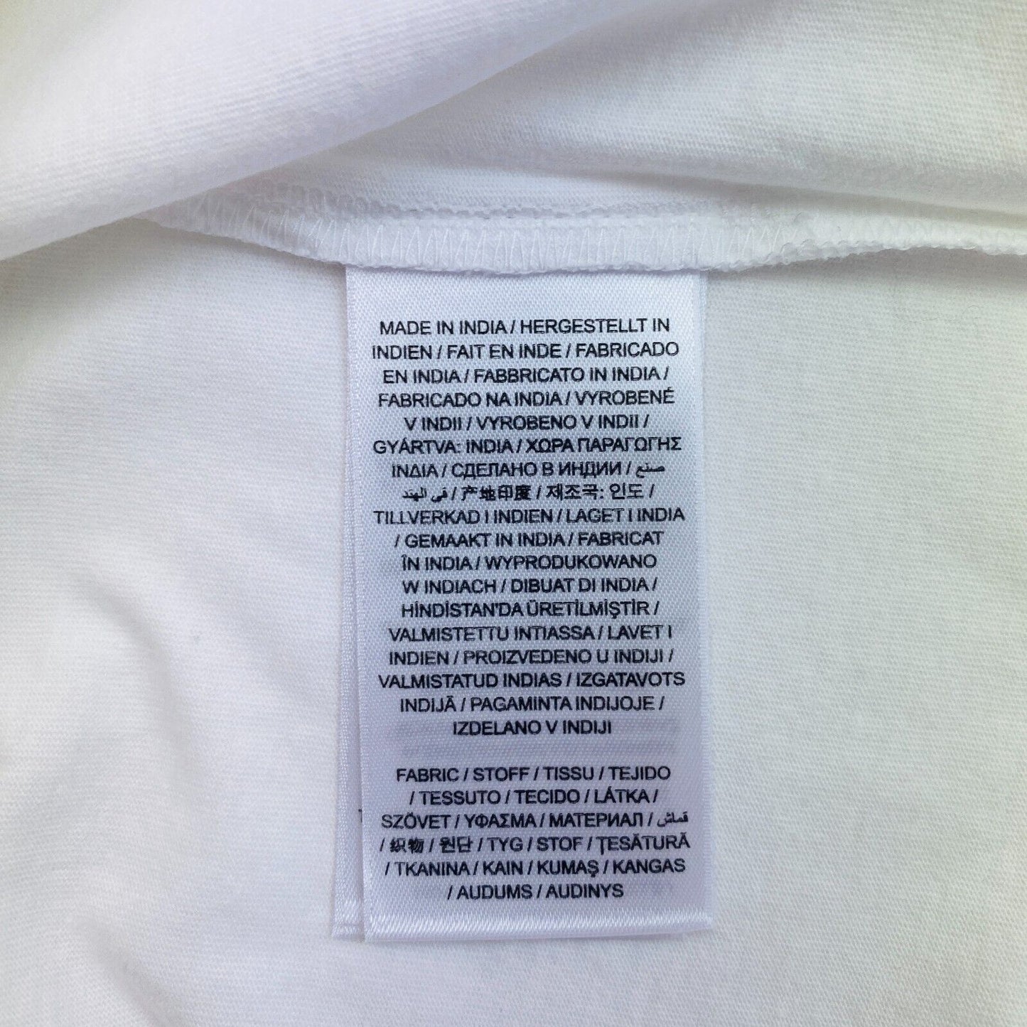 GANT Men White Archive Shield Crew Neck Short Sleeve T Shirt Size M