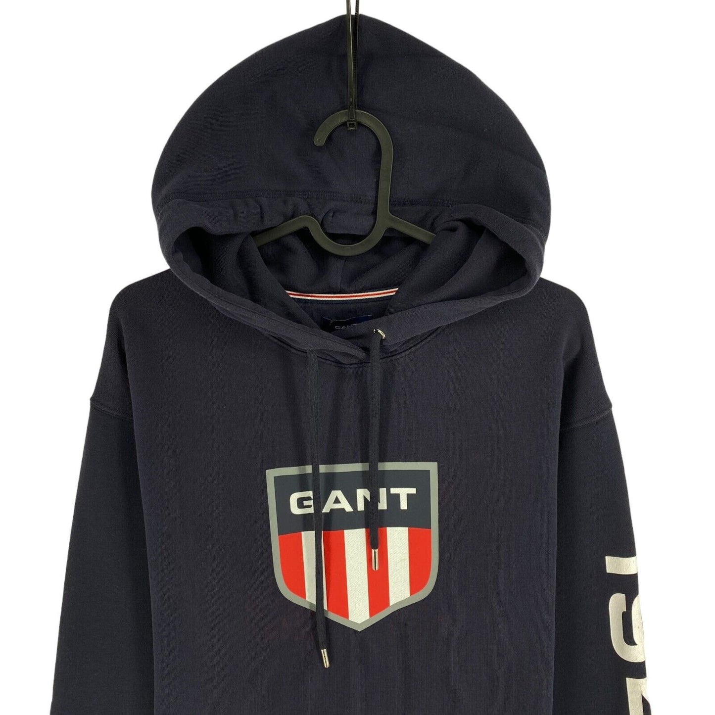 GANT Navy Blue Retro Shield Hoodie Dress Size XS