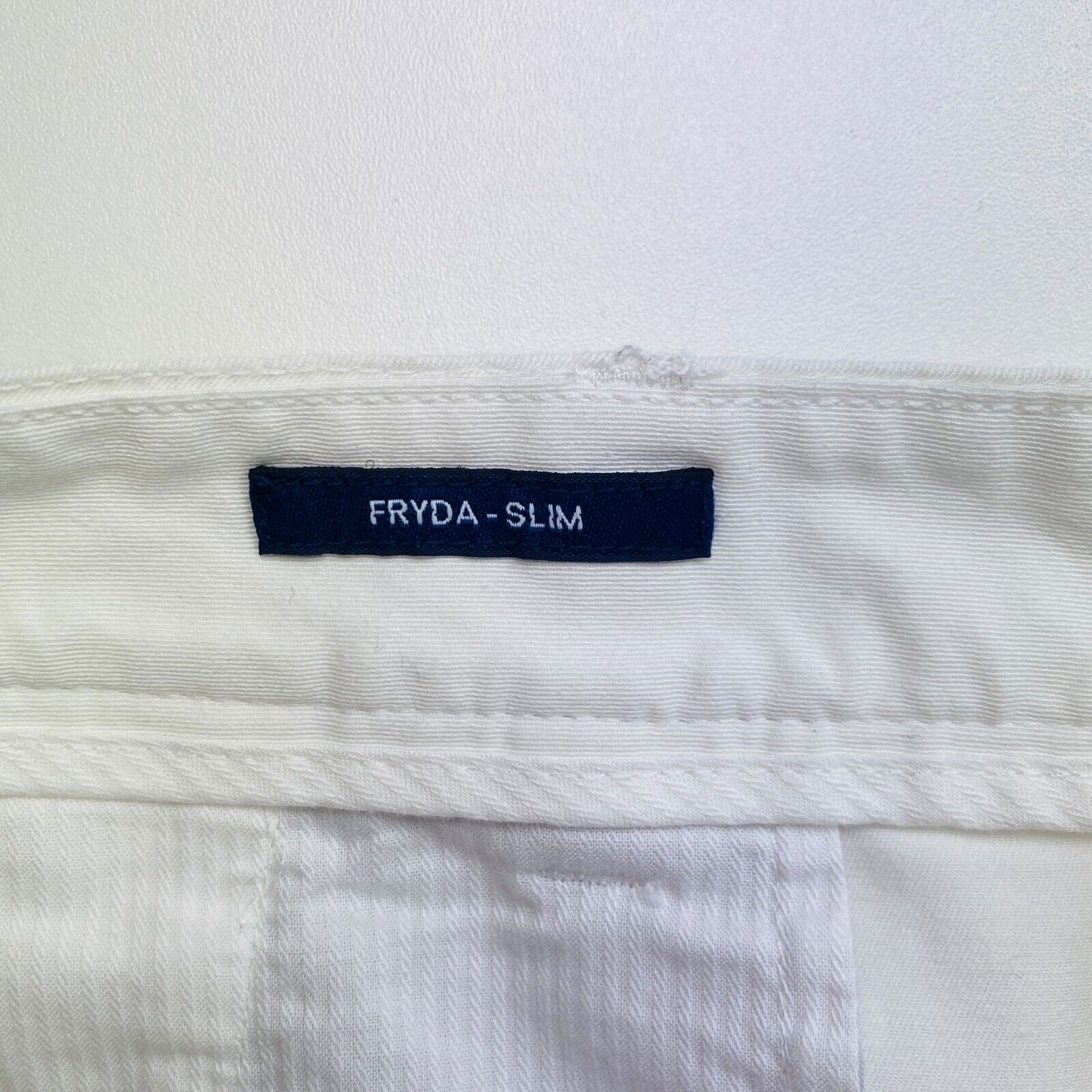 GANT Pantalon chino classique Fryda blanc Taille EU 34 UK 6 US 4