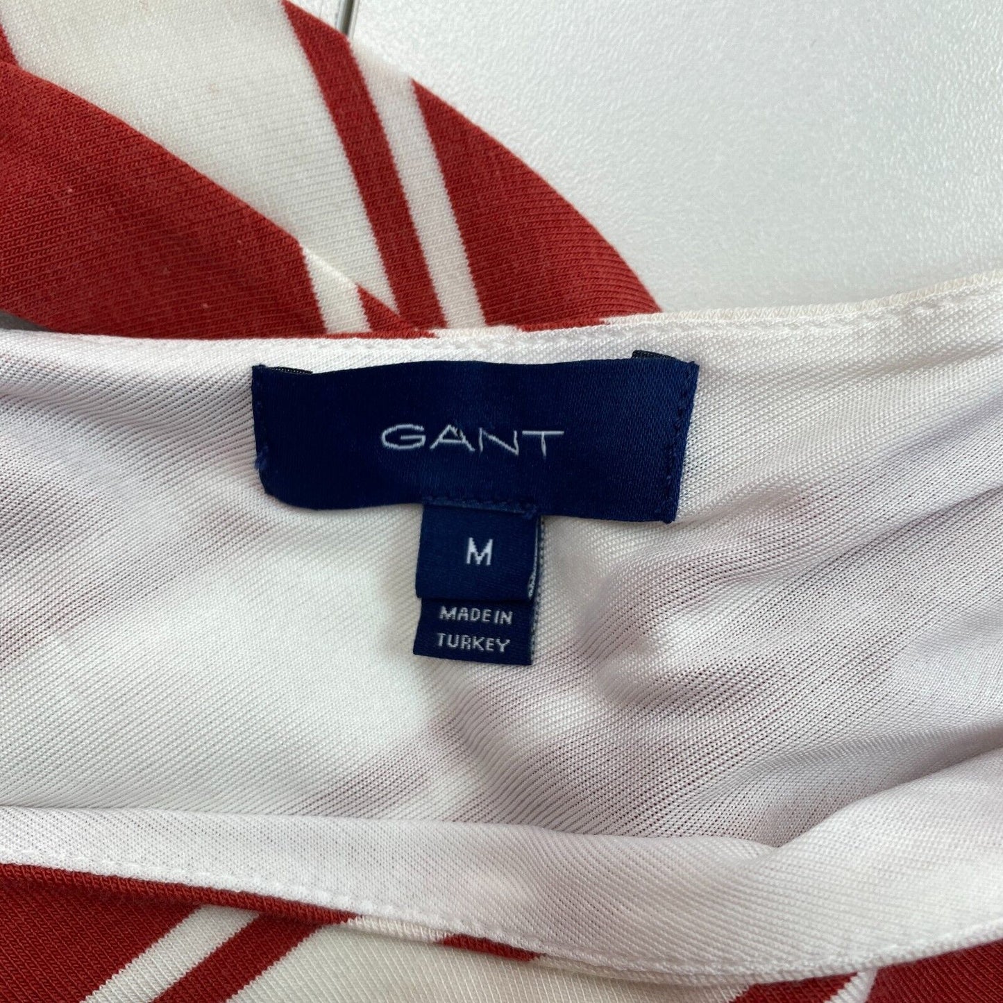 GANT White Striped Maxi Jersey Dress Size M