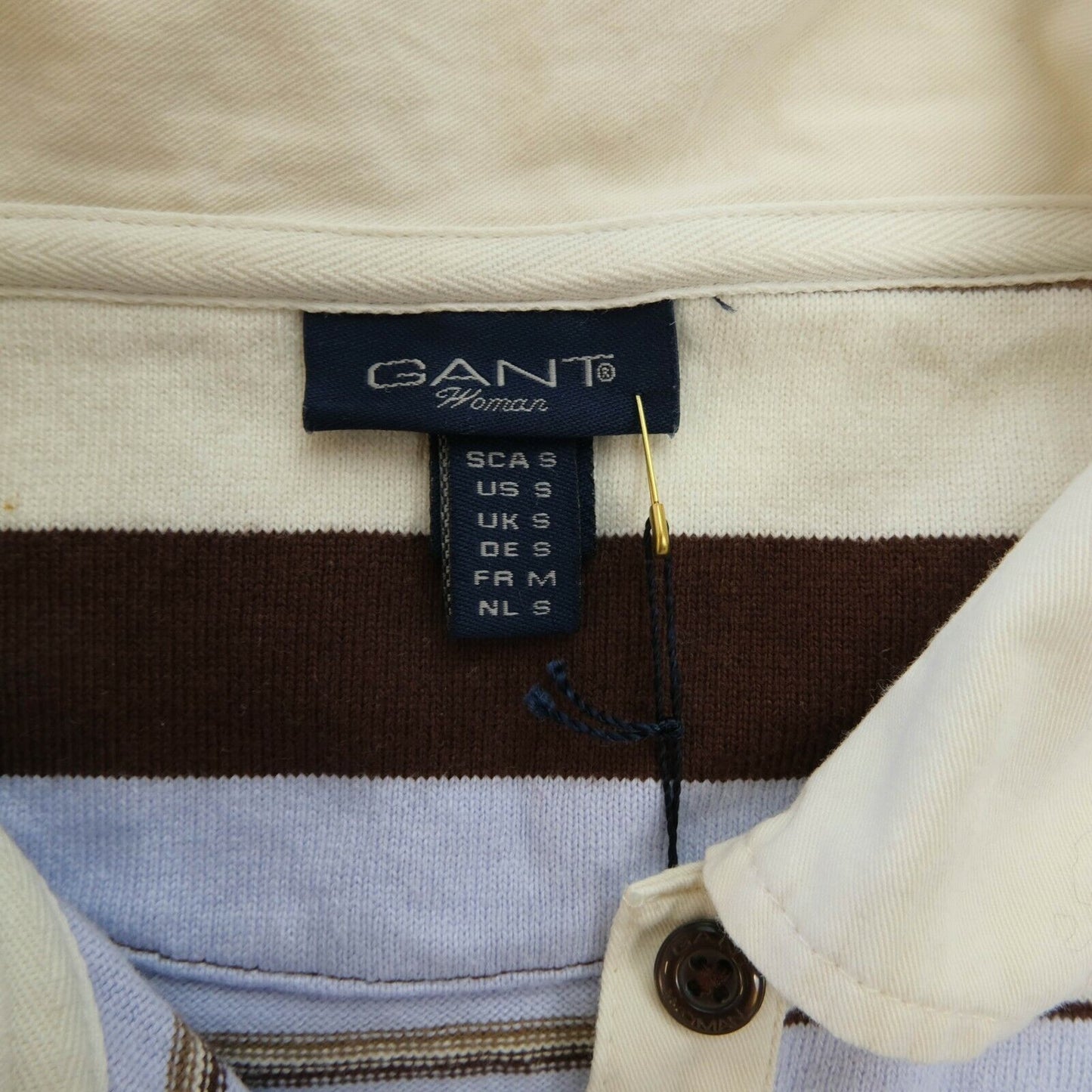 GANT Pullover mit Rollkragen, farbig, süß, gestreift, Größe S