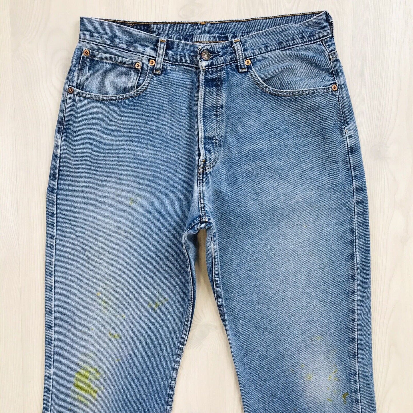 Vintage Levi's 582 06 Blue Regular Straight Fit Jeans Size W34 L30