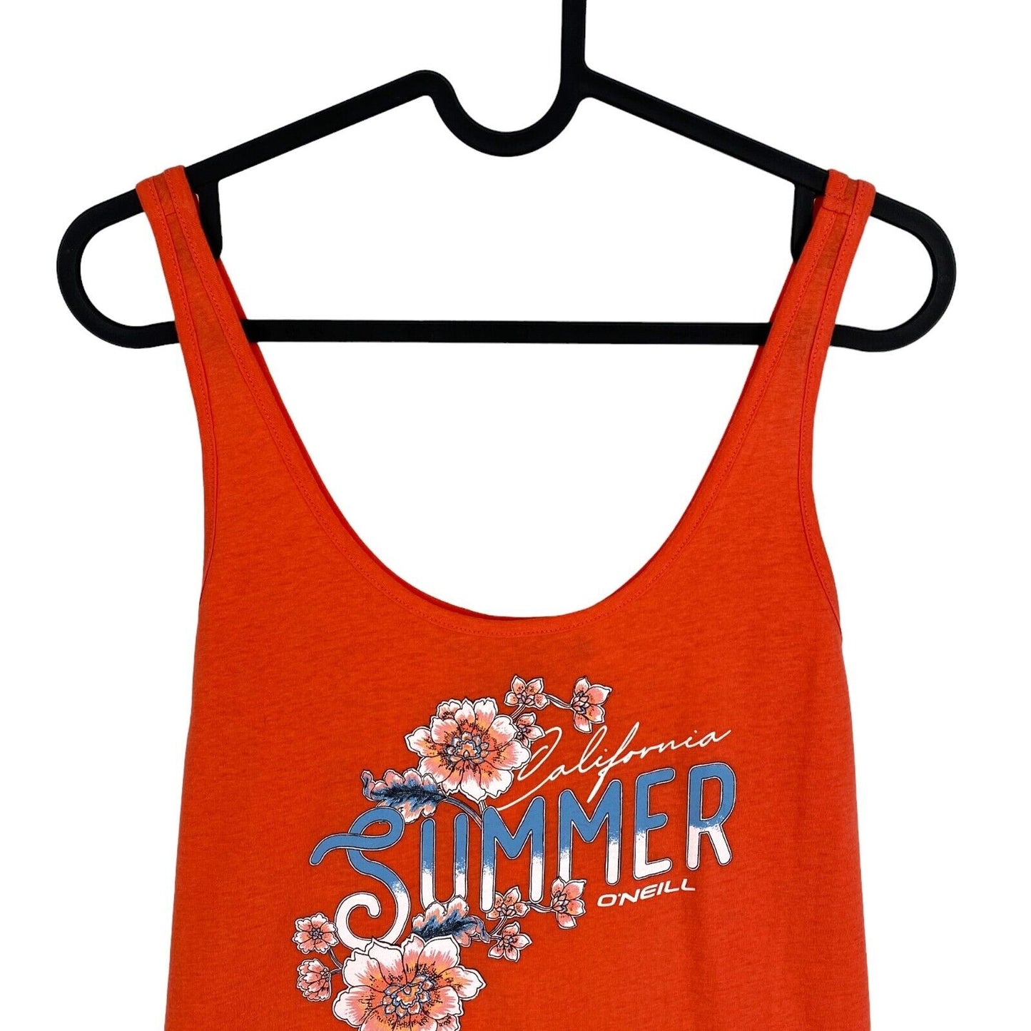 O`Neill Women Orange Print Tank Top Size XS