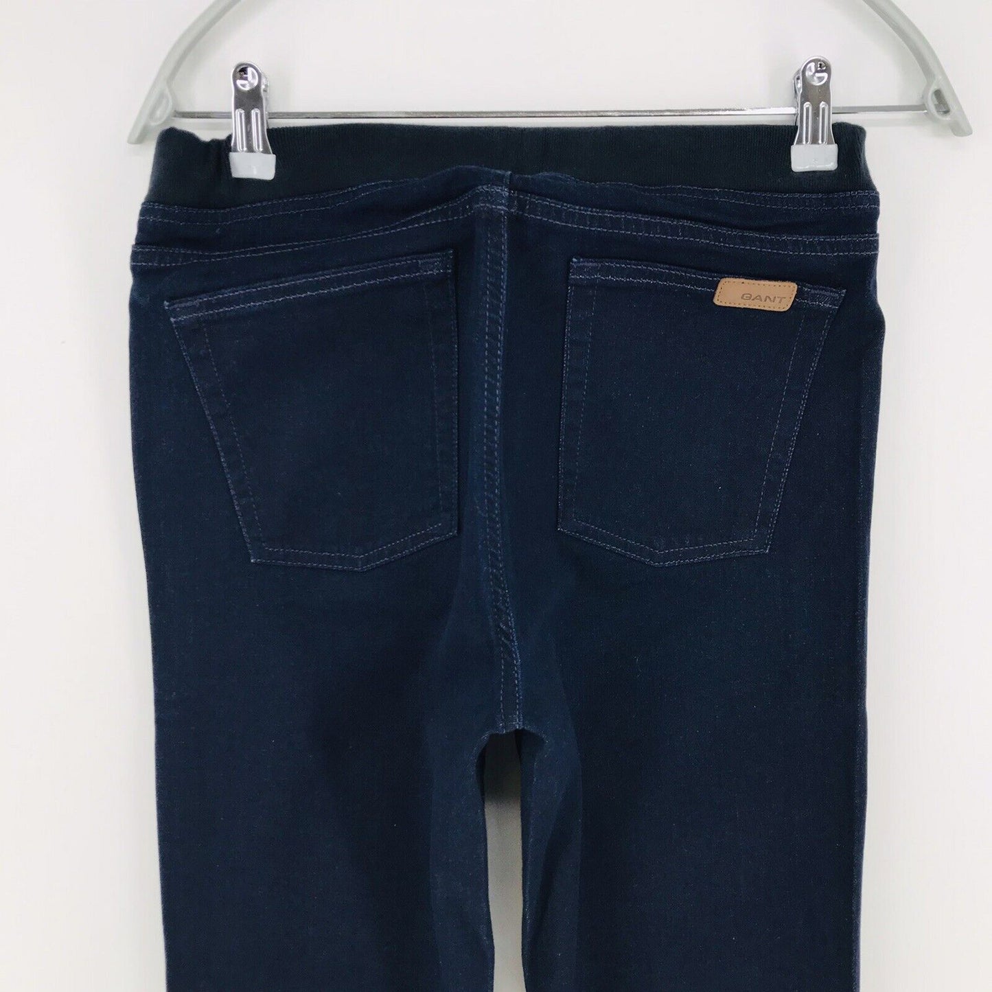 €175 GANT Women Dark Blue Stretch Skinny Fit Denim Leggings Jeans W28 L34