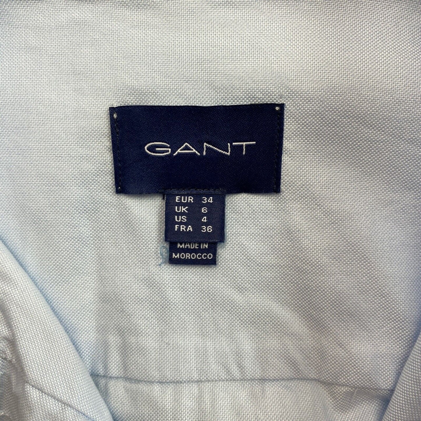 GANT Blue Long Sleeves Shirt Size EU 34 UK 6 US 4