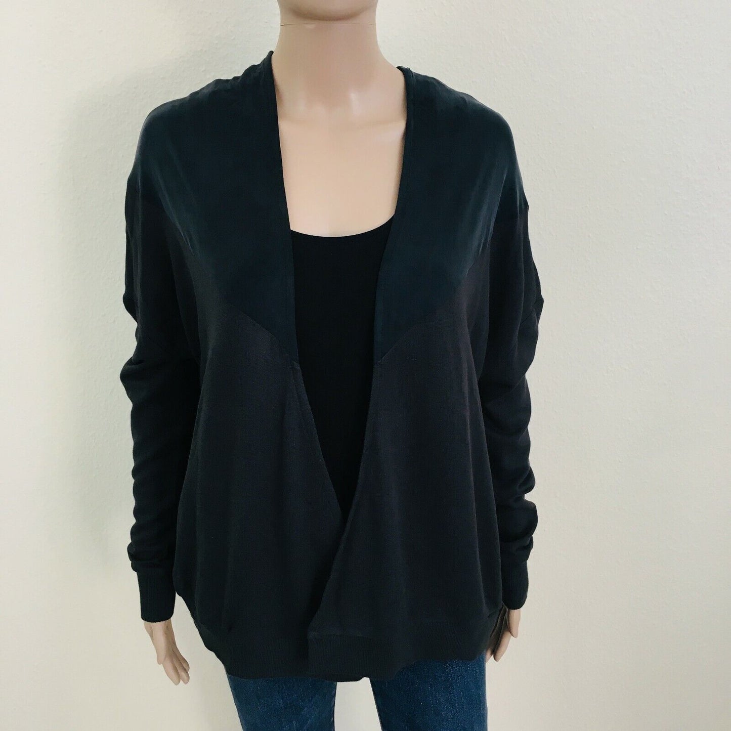 ZARA Black Casual Cardigan Jumper Size S M