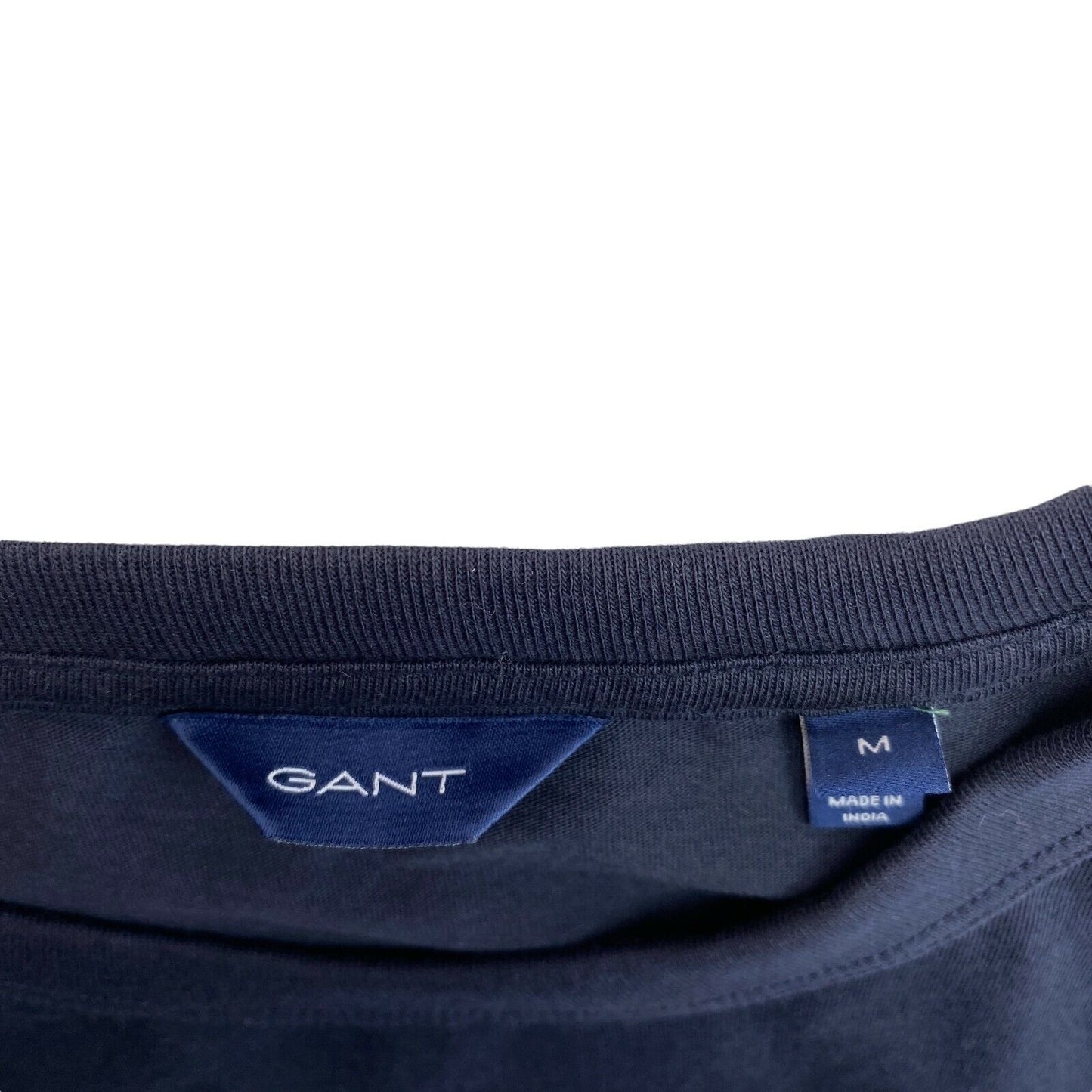 GANT Navy Blue Peonies Crew Neck T Shirt Top Size M