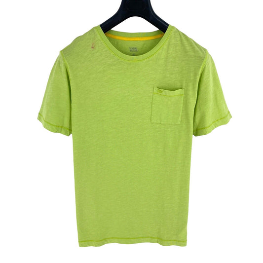 Camel Active Men Light Green Solid Short Sleeve Crew Neck T Shirt Size 2XL XXL