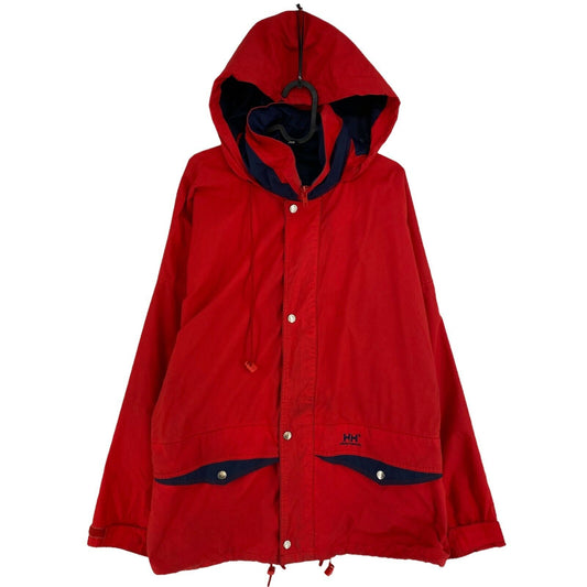 HELLY HANSEN Vintage Red Hooded Jacket Size M