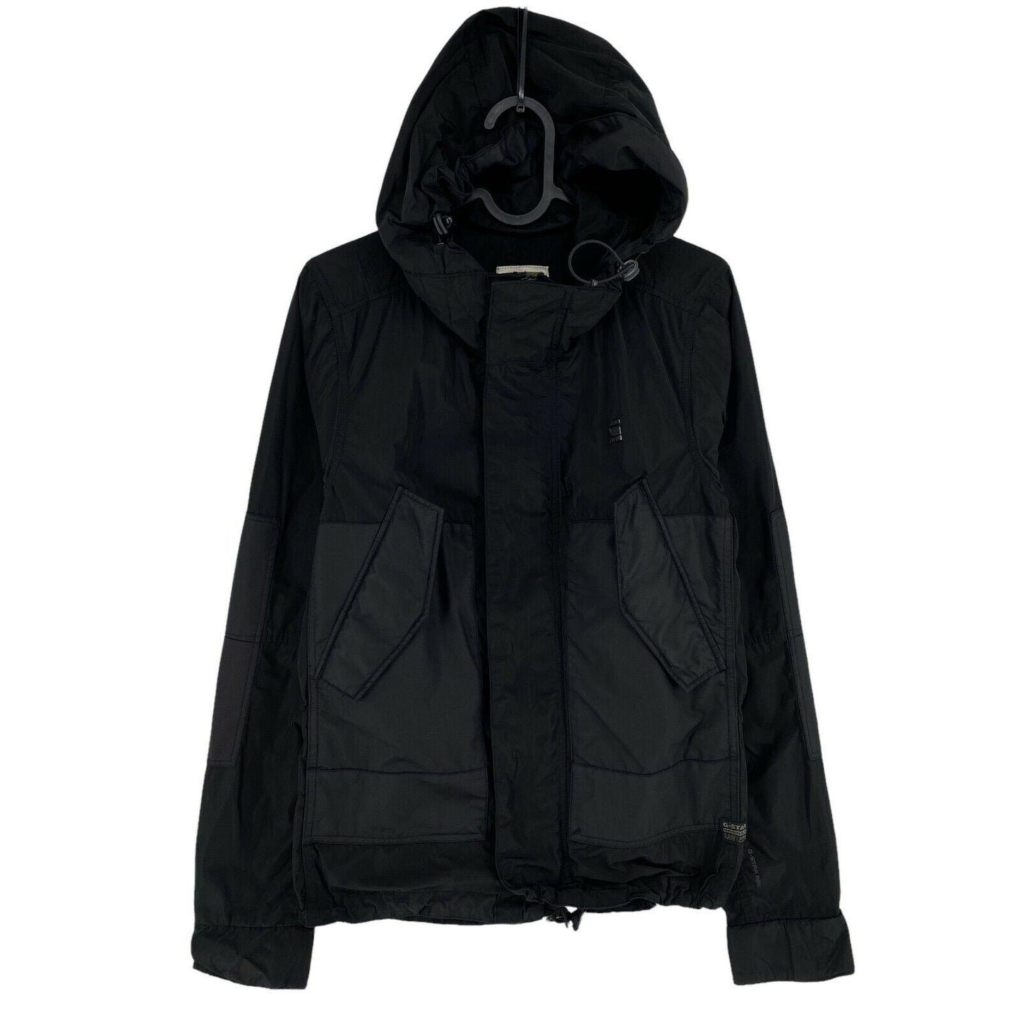 G-STAR RAW CARGO LINE ROVIC Black Hooded Jacket Size XS