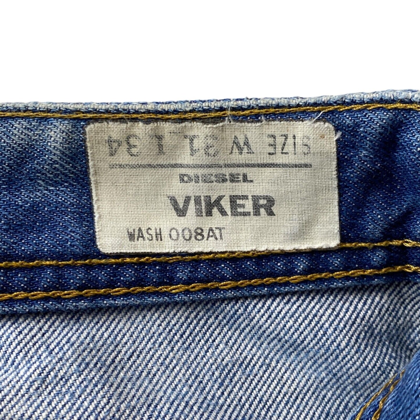 Diesel VIKER Blue Regular Straight Fit Jeans W31 L28