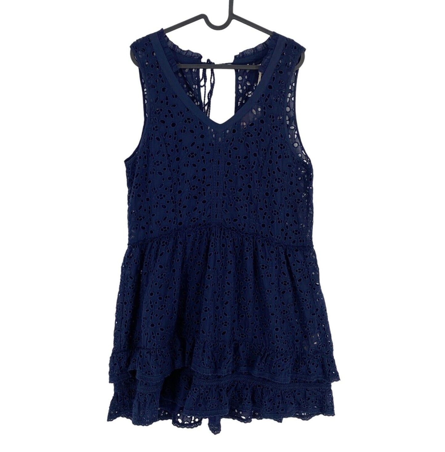 ODD MOLLY Women Navy Blue Swag Blossom Dress Size 1 / S