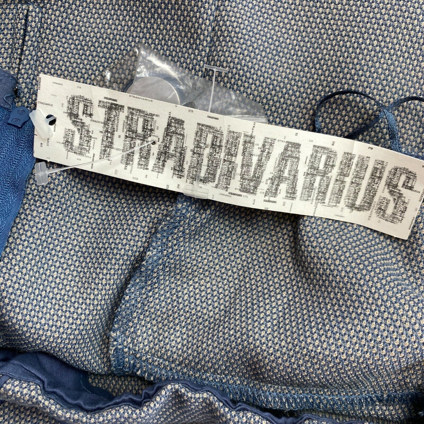 Stradivarius – Graues ärmelloses Tunika-Oberteil, Größe L