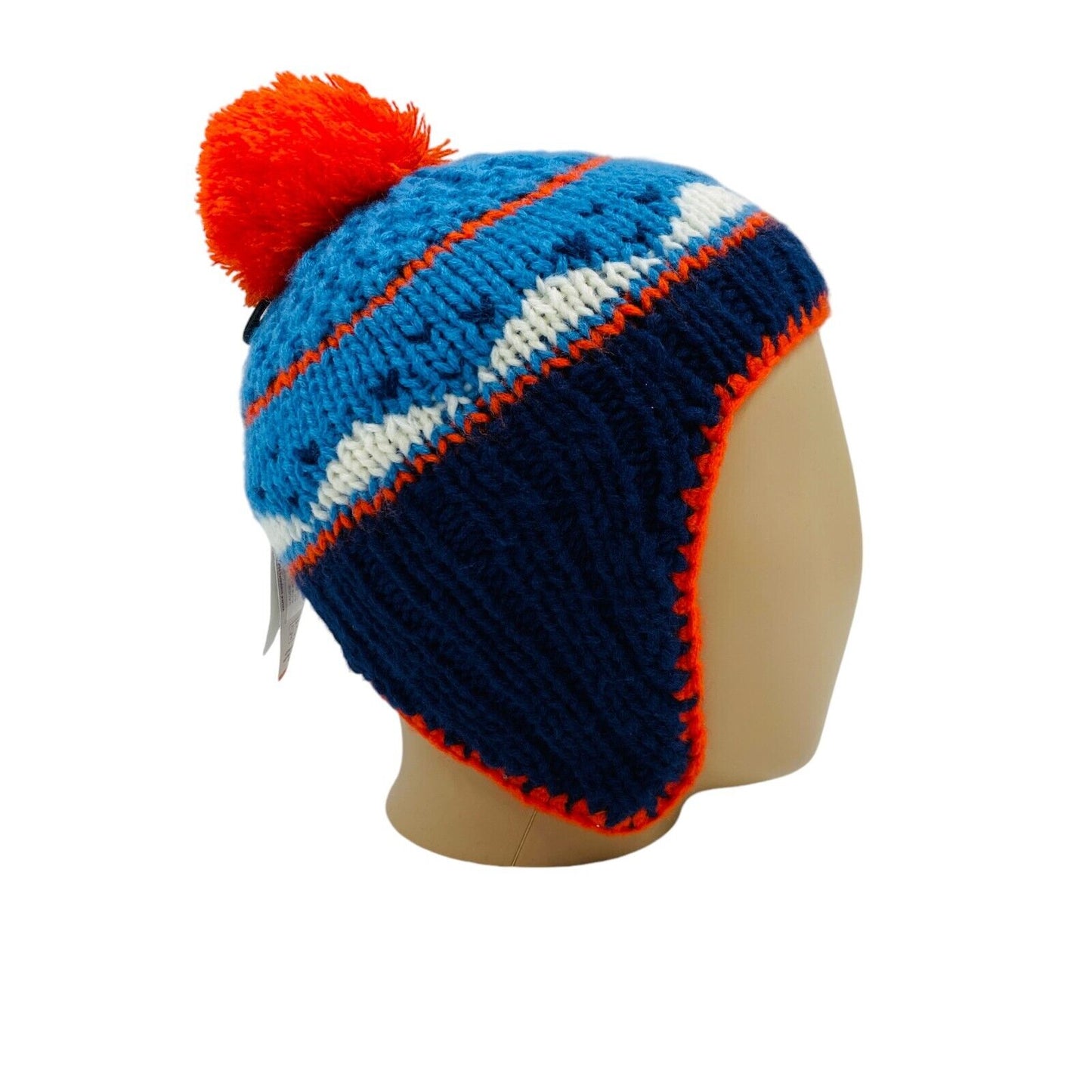 VAUDE Kids Blue Knitted Winter Hat Cap Size S