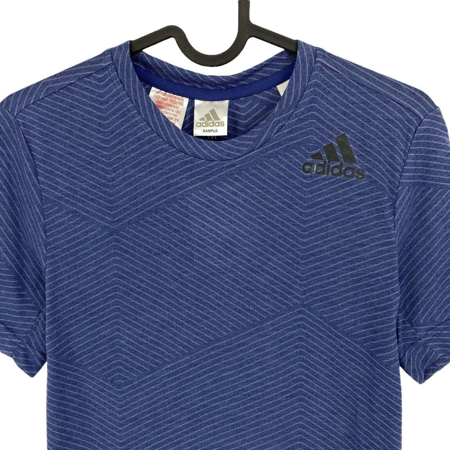 Adidas Climacool Youth Boys Blue Aero Knit Crew Neck T Shirt Size 11 - 12 Years