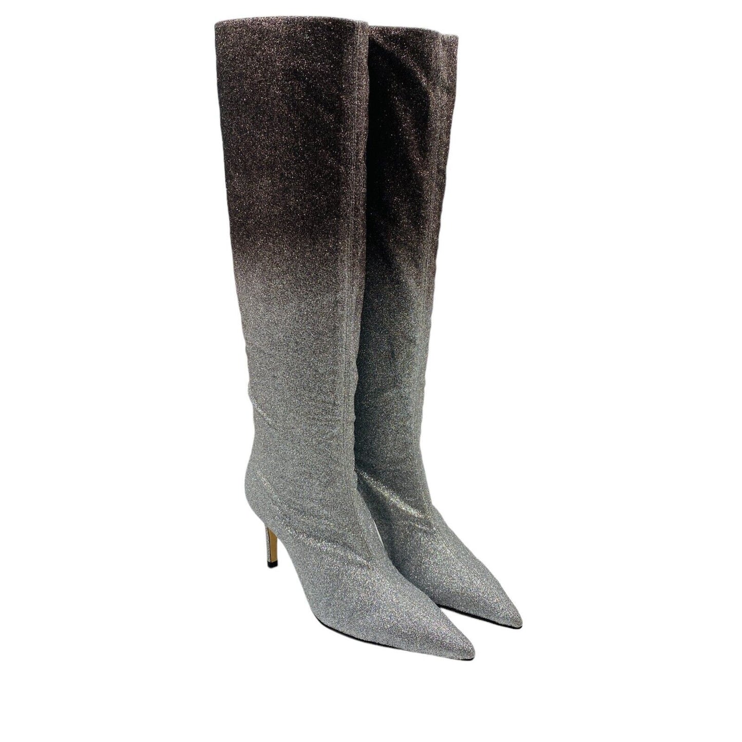 ARTEANA Grey High Heel Knee High Boots Size EU 35 UK 2 US 5