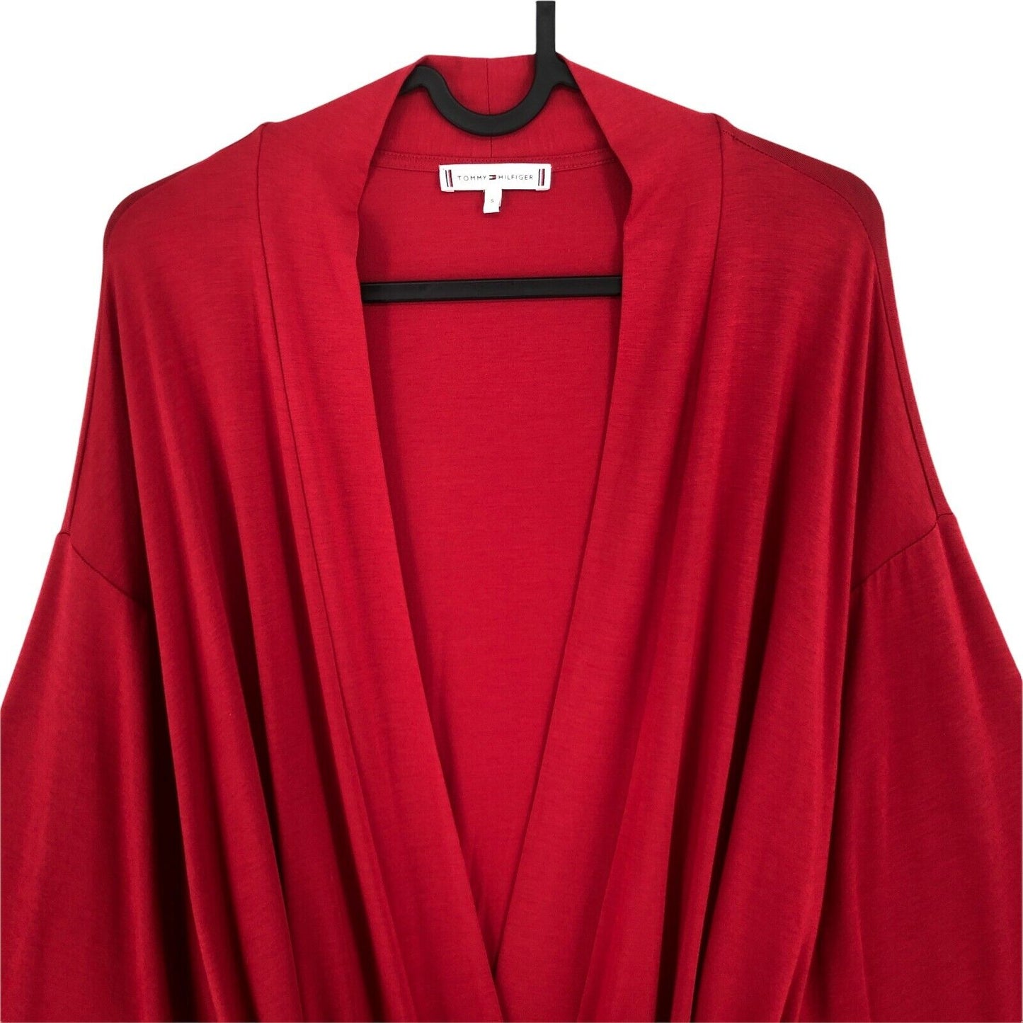 TOMMY HILFIGER Red Belted Light Robe Nightwear Size S