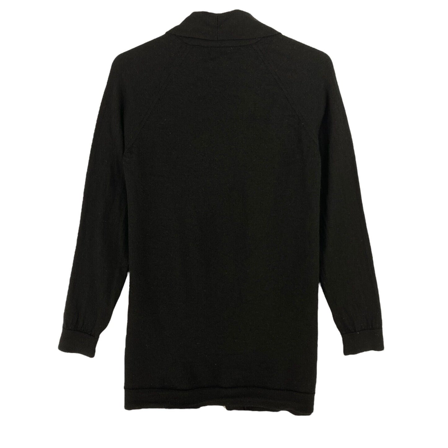 GANT Black Wool Blend Coatigan Sweater Jumper Taille S