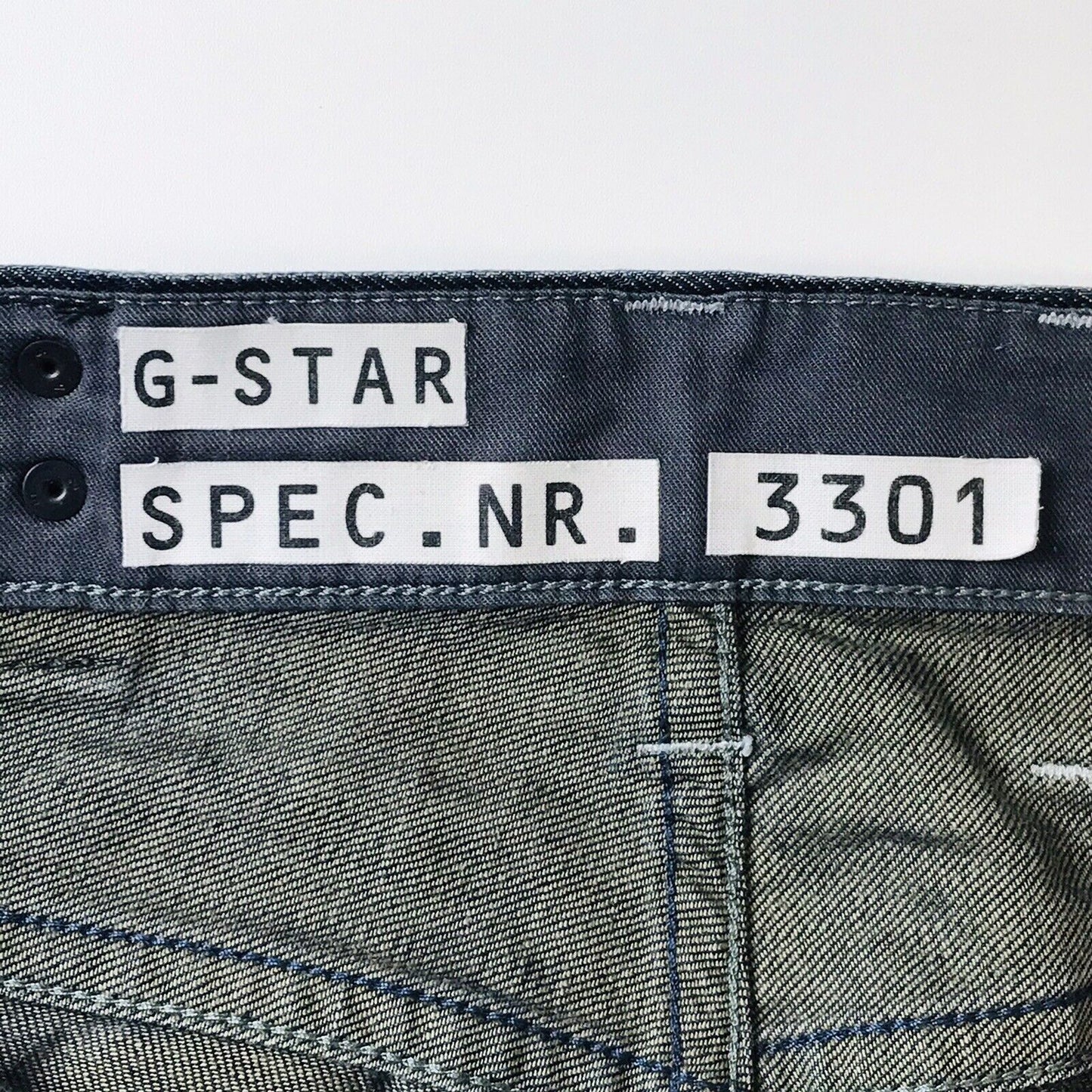 G-STAR RADAR COVER LOOSE CHAT PRINT Dark Grey Straight Fit Jeans Size W31 L32