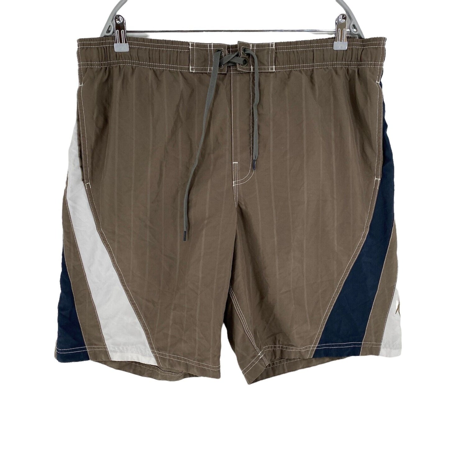 Speedo Pinstripe Brown Maillots de bain Maillots de bain Shorts Taille L