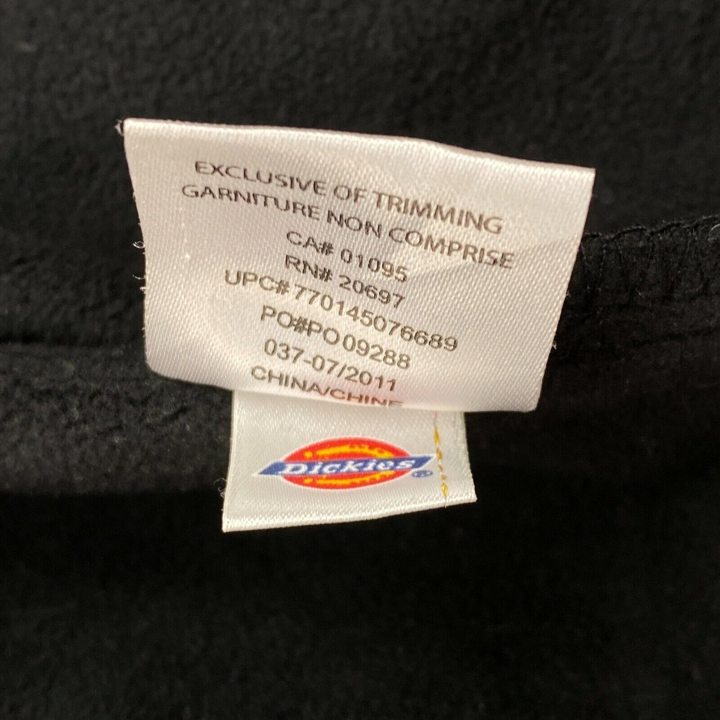 Dickies Softshelljacke schwarz Größe M